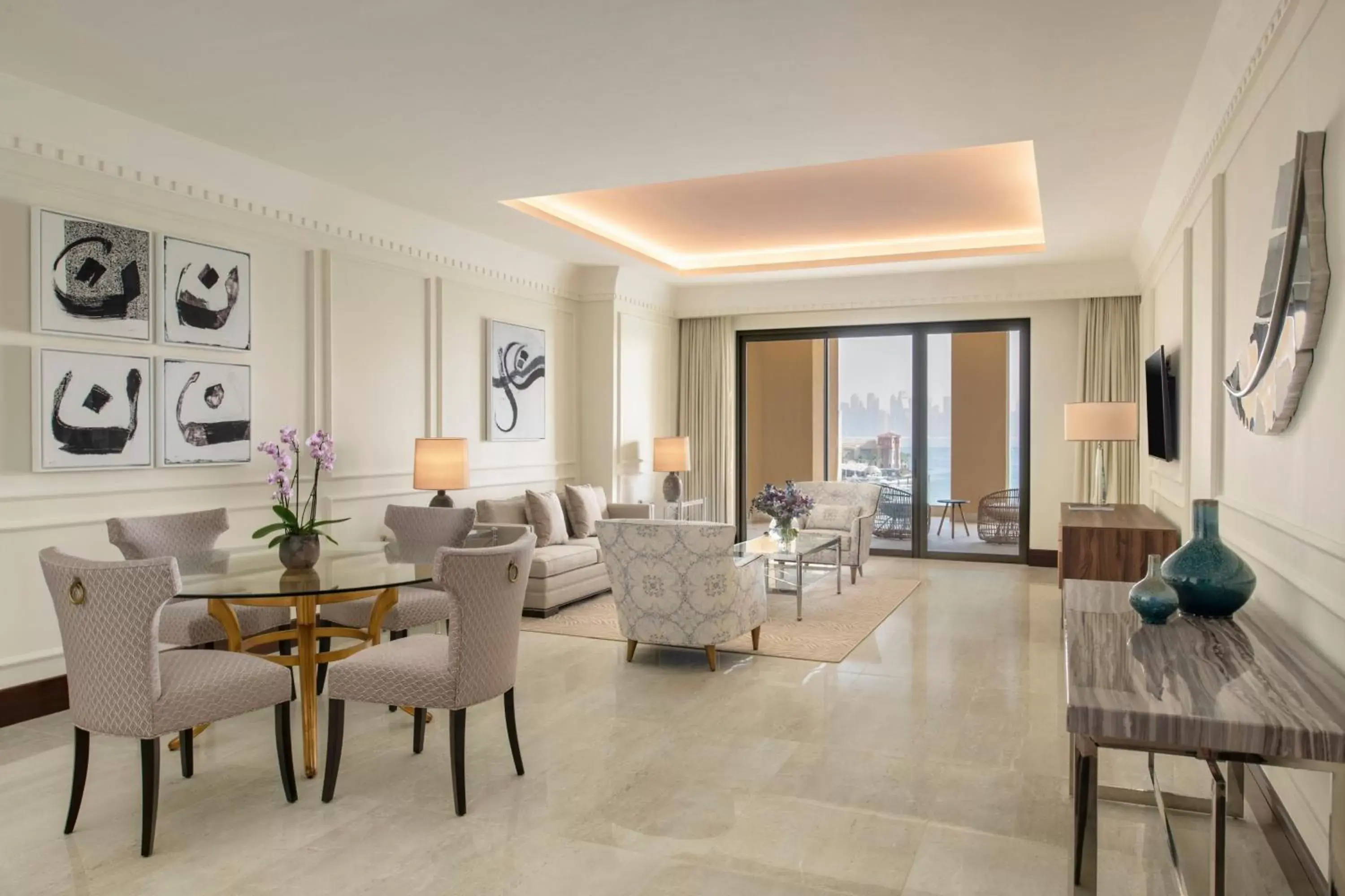 Bedroom, Seating Area in The St Regis Marsa Arabia Island, The Pearl Qatar