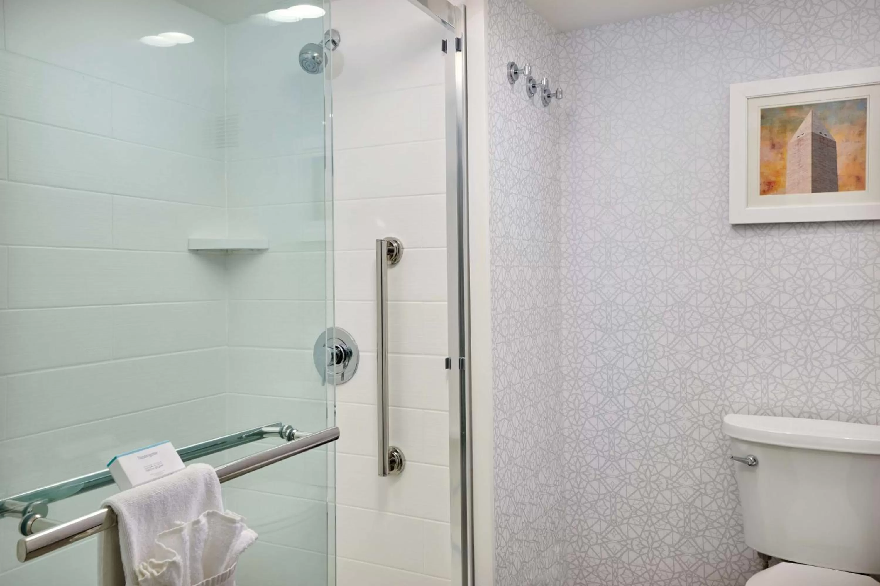 Bathroom in Hampton Inn Fairfax City