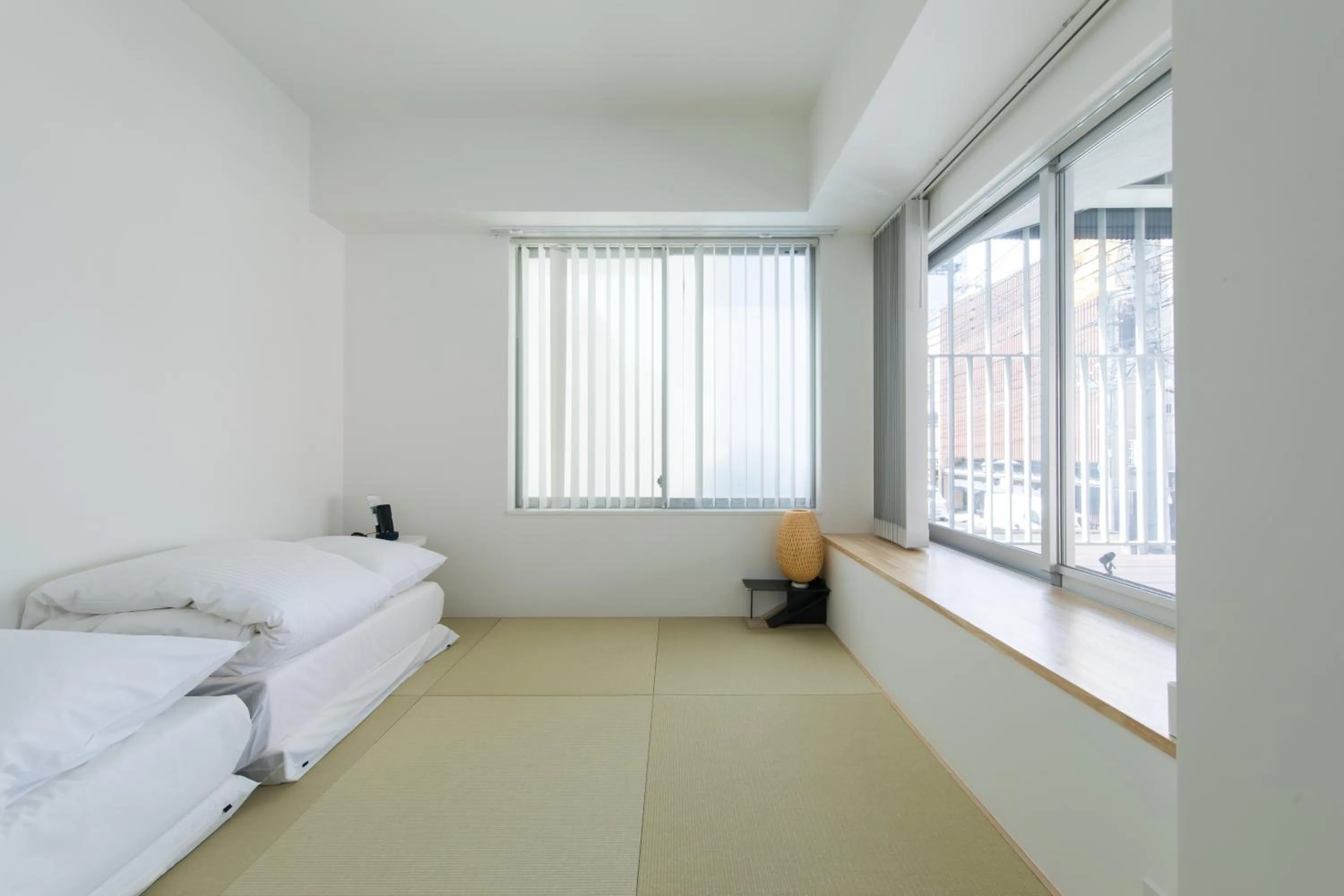 Balcony/Terrace, Bed in Imu Hotel Kyoto