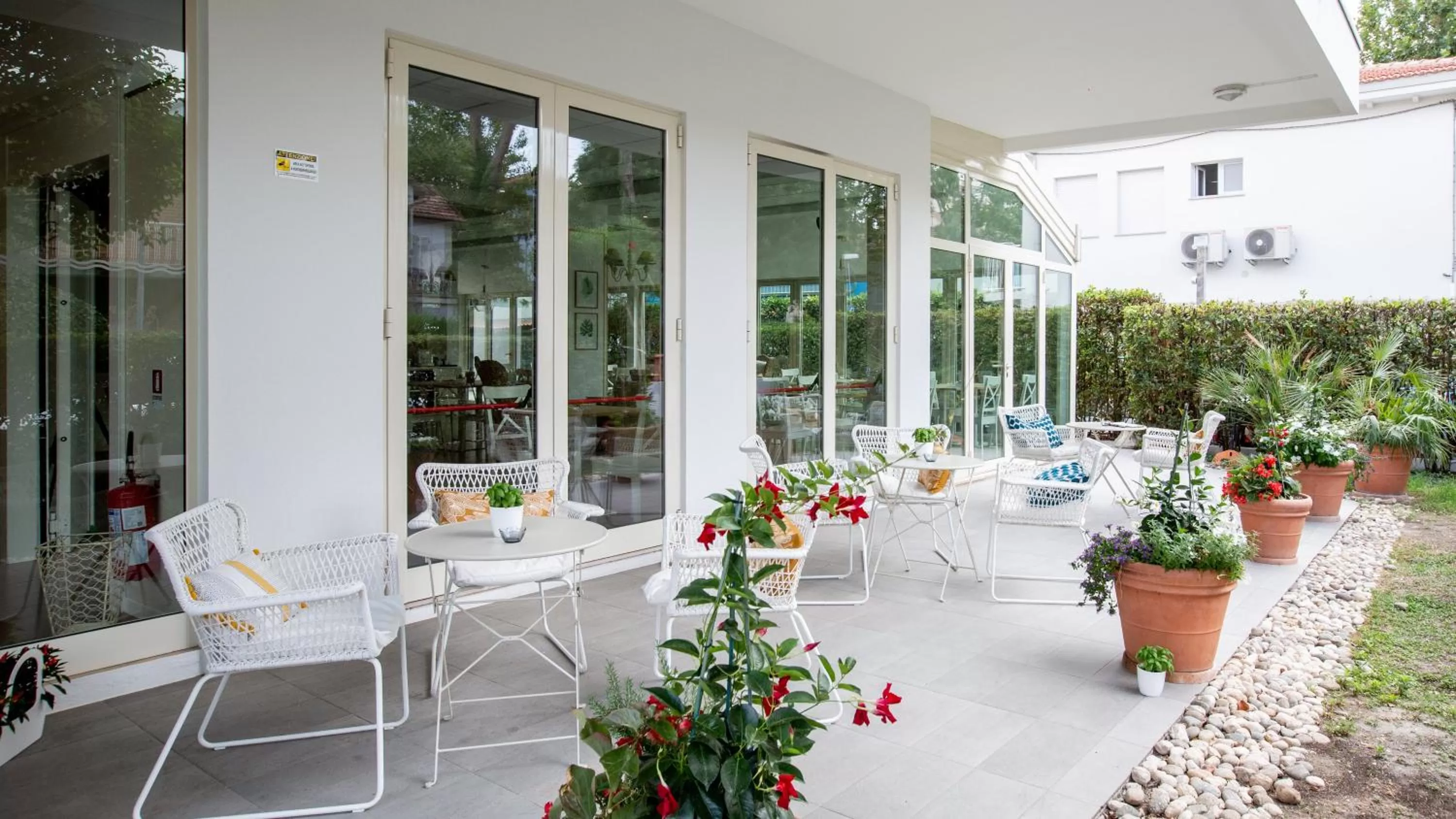 Garden in BeYou Hotel Villa Rosa