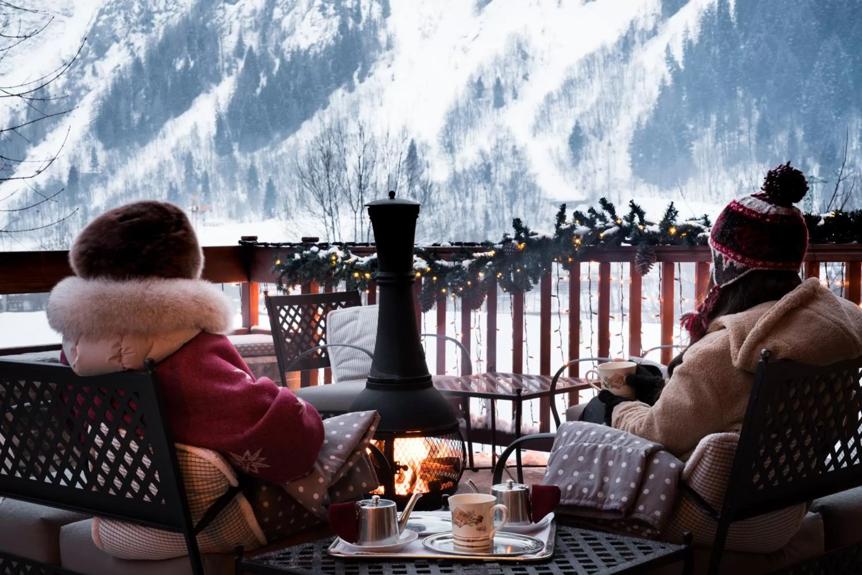 Balcony/Terrace in Auberge de La Maison