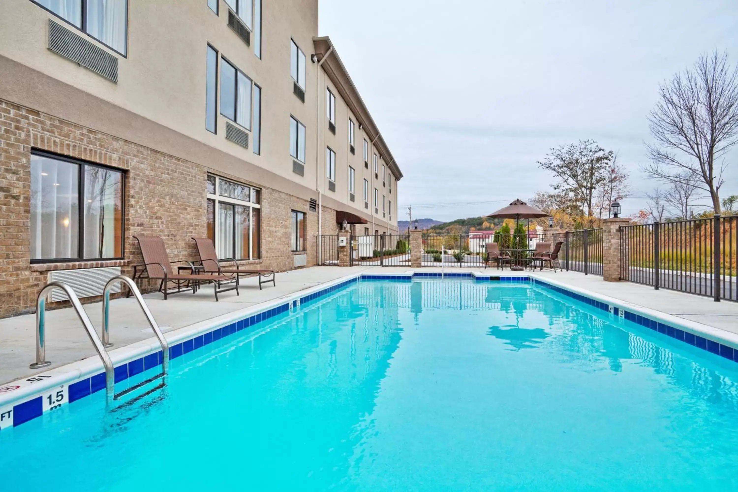 Swimming Pool in Holiday Inn Express Troutville-Roanoke North, an IHG Hotel