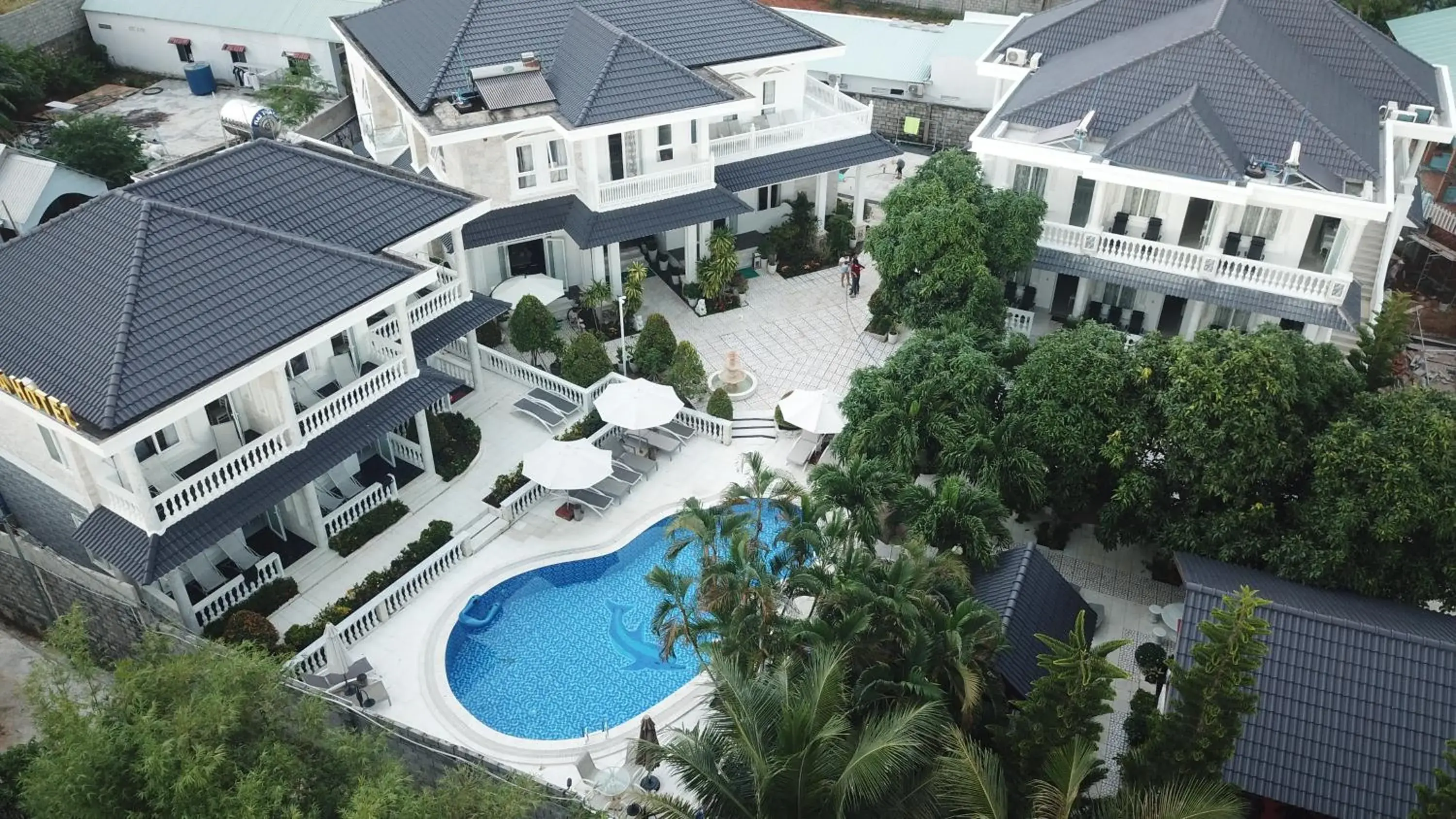 Property building, Bird's-eye View in Godiva Villa Phu Quoc