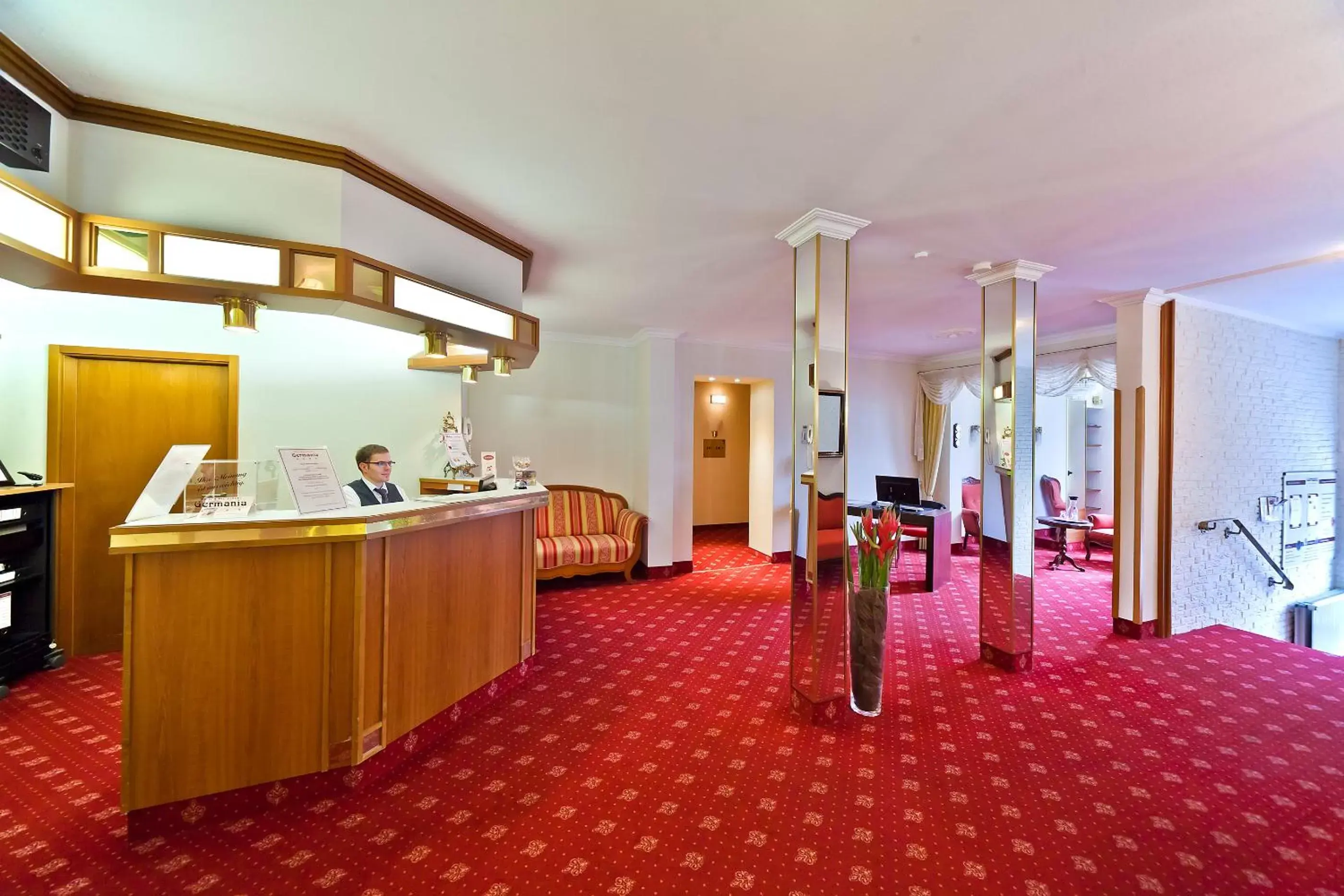 Lobby or reception in REGIOHOTEL am Kurpark Bad Harzburg