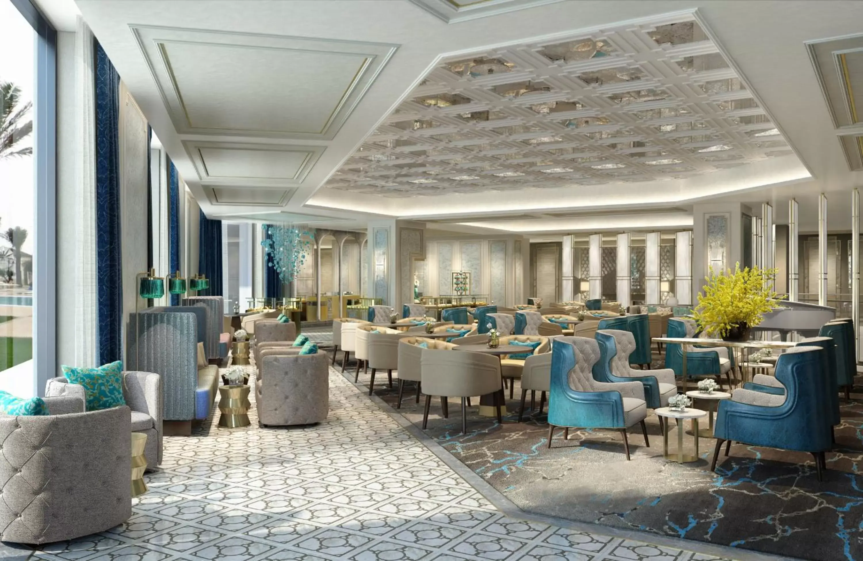 Lounge or bar, Restaurant/Places to Eat in InterContinental Doha Beach & Spa, an IHG Hotel