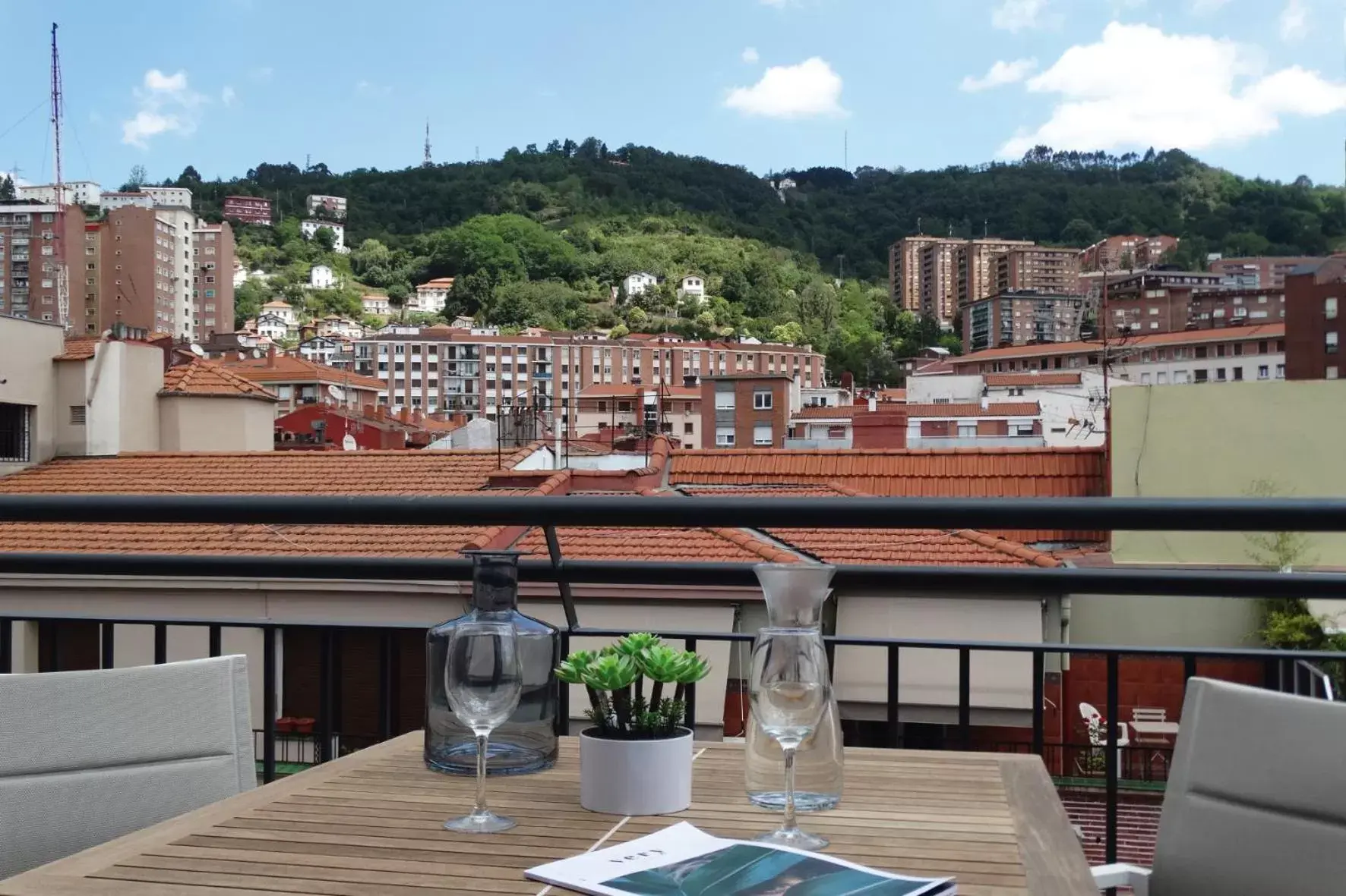 Balcony/Terrace in Bilbao City Center by abba Suites