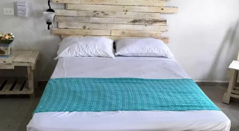 Bed in Hotel Villas del Mar Puerto Morelos