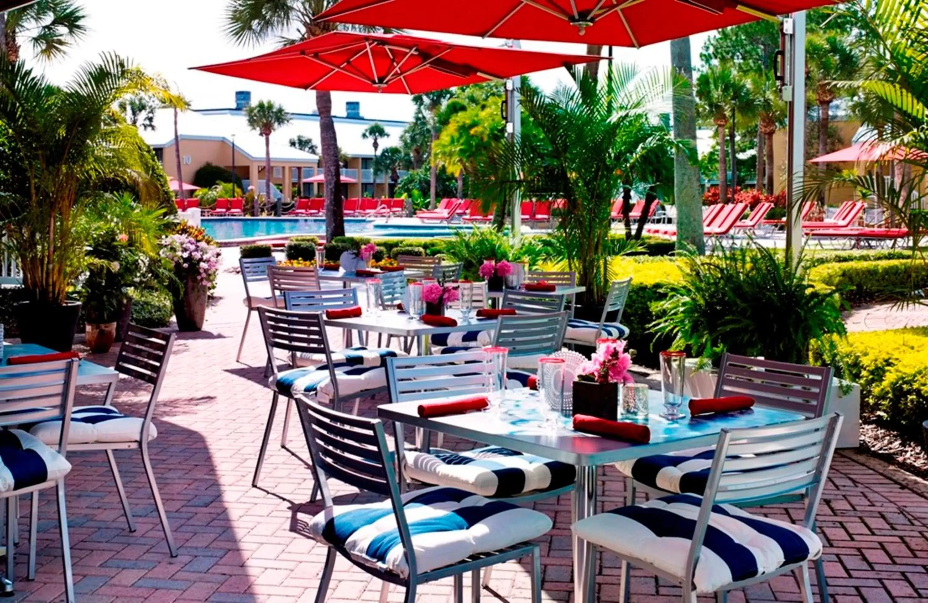 Patio, Restaurant/Places to Eat in Wyndham Orlando Resort International Drive