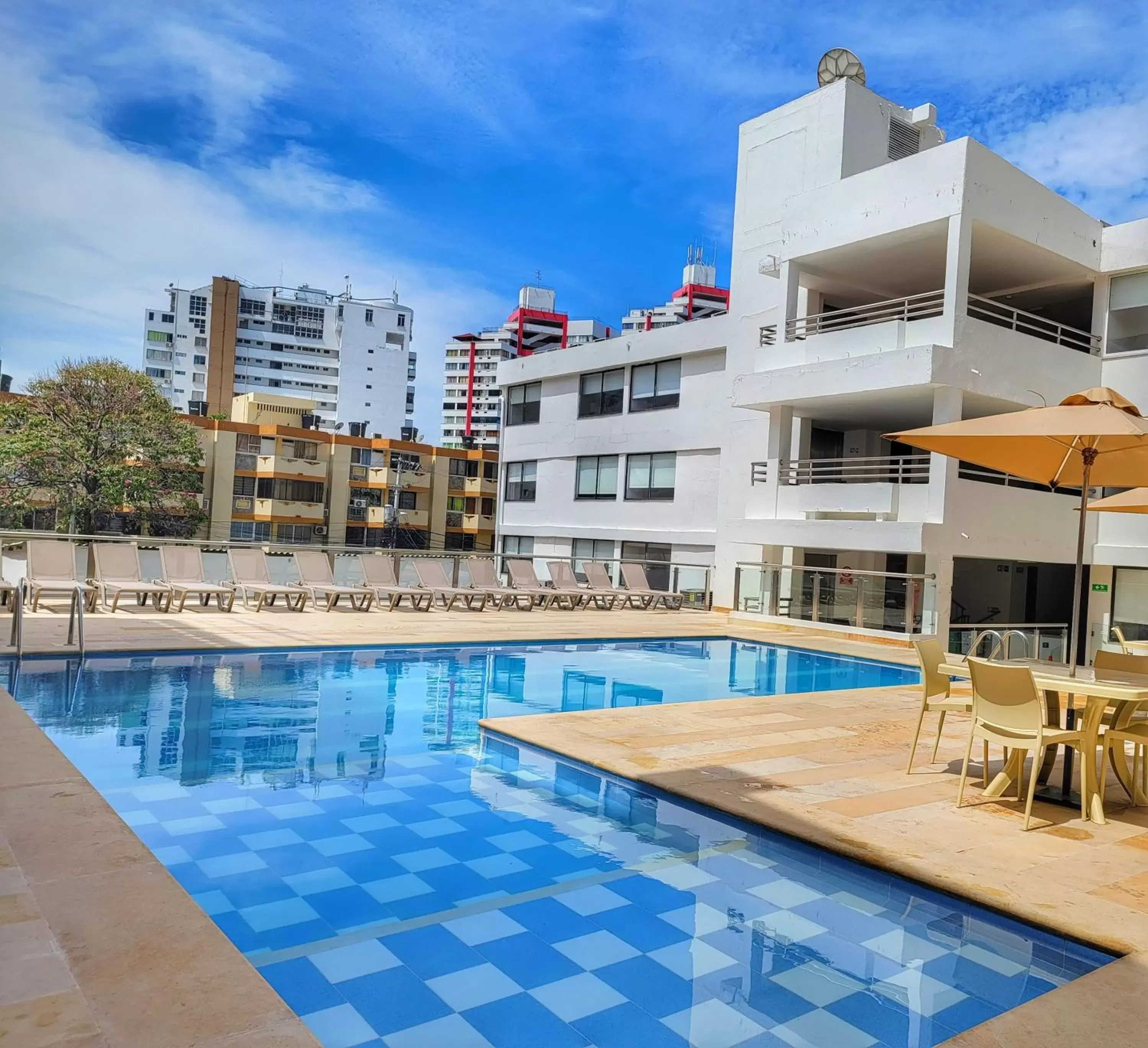 Swimming pool, Property Building in Hotel Arhuaco