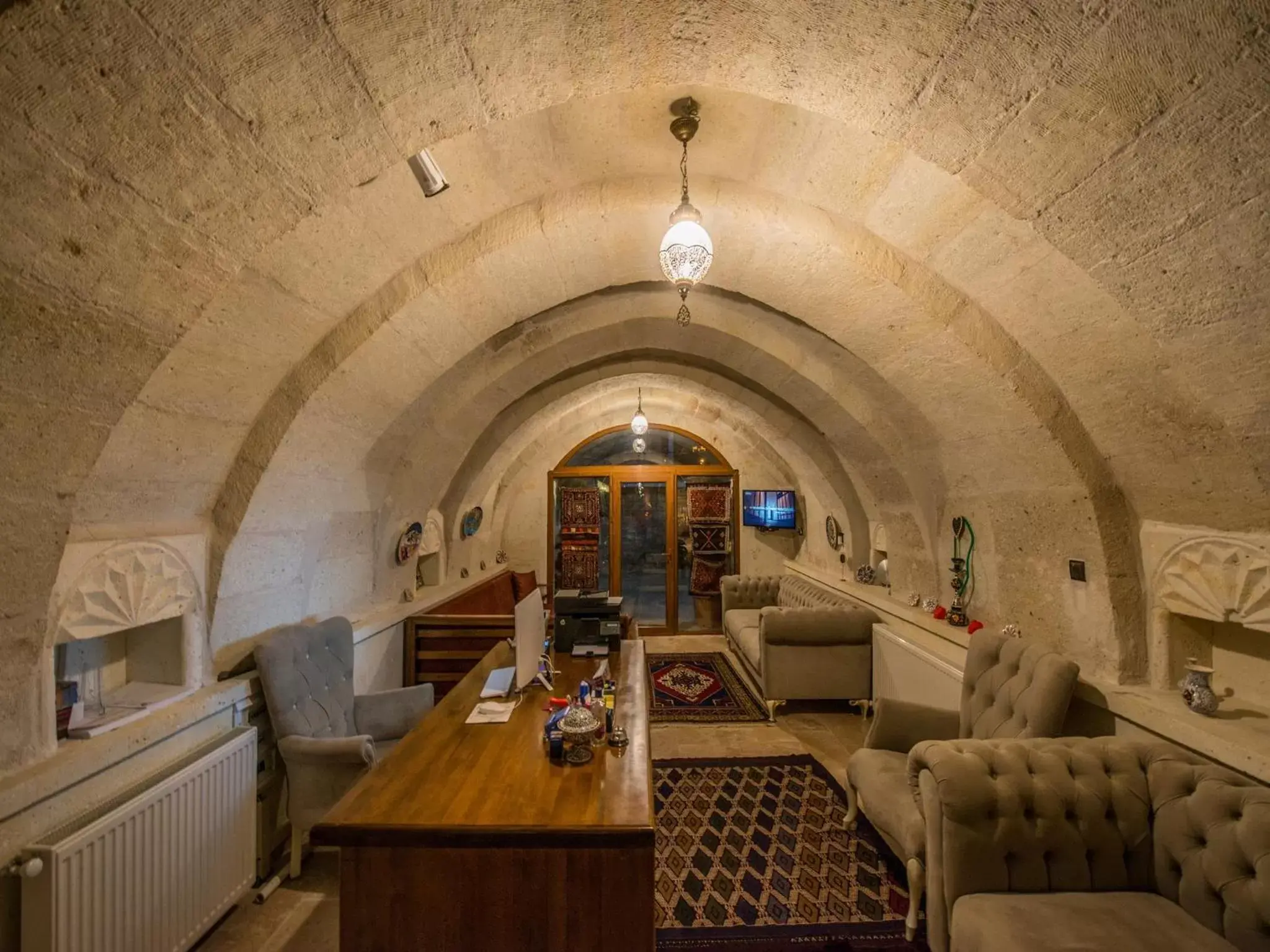 Lobby or reception in Lucky Cave Hotel Cappadocia Lobby or reception in Lucky Cave Hotel Cappadocia