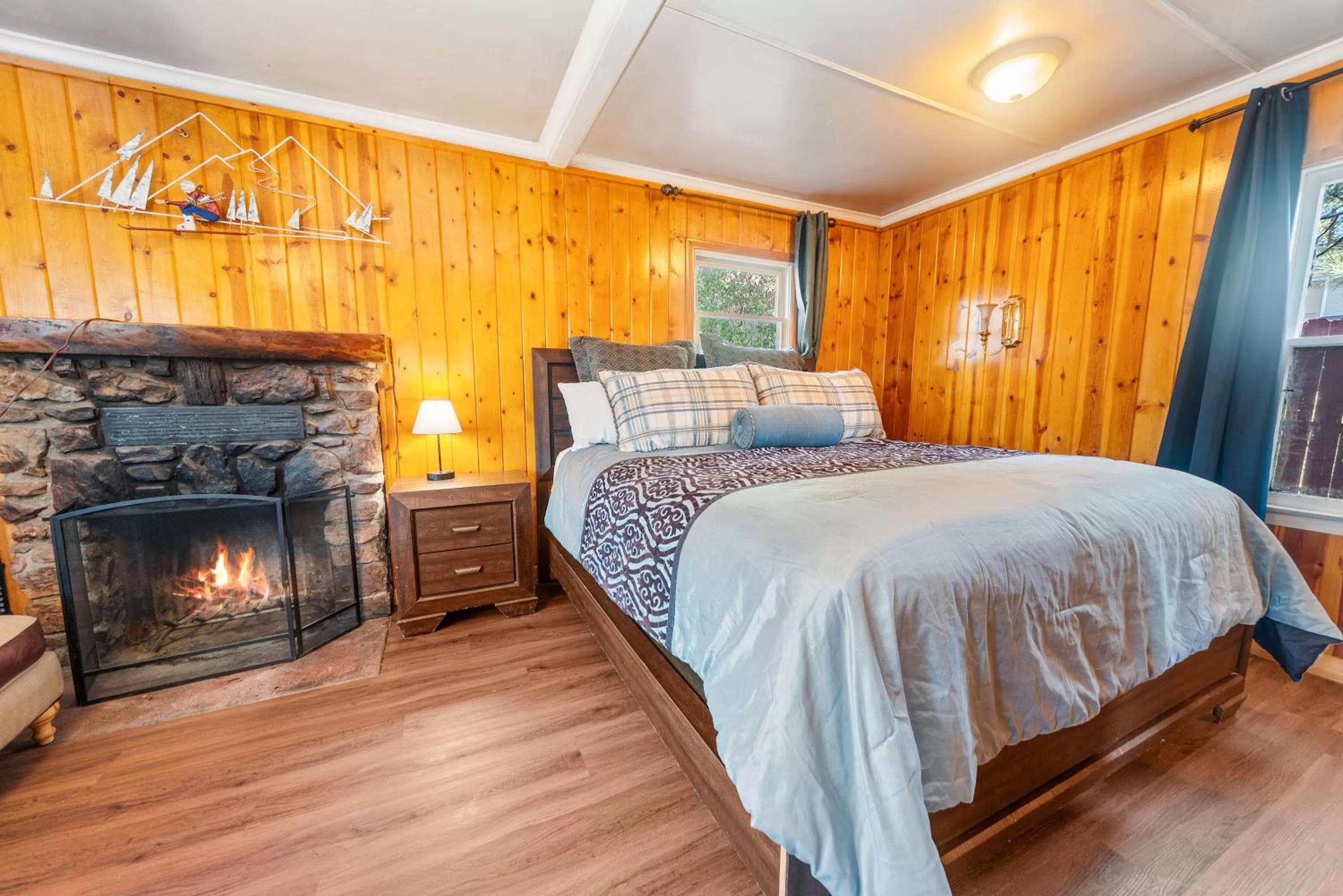 Bed in Black Forest Lodge