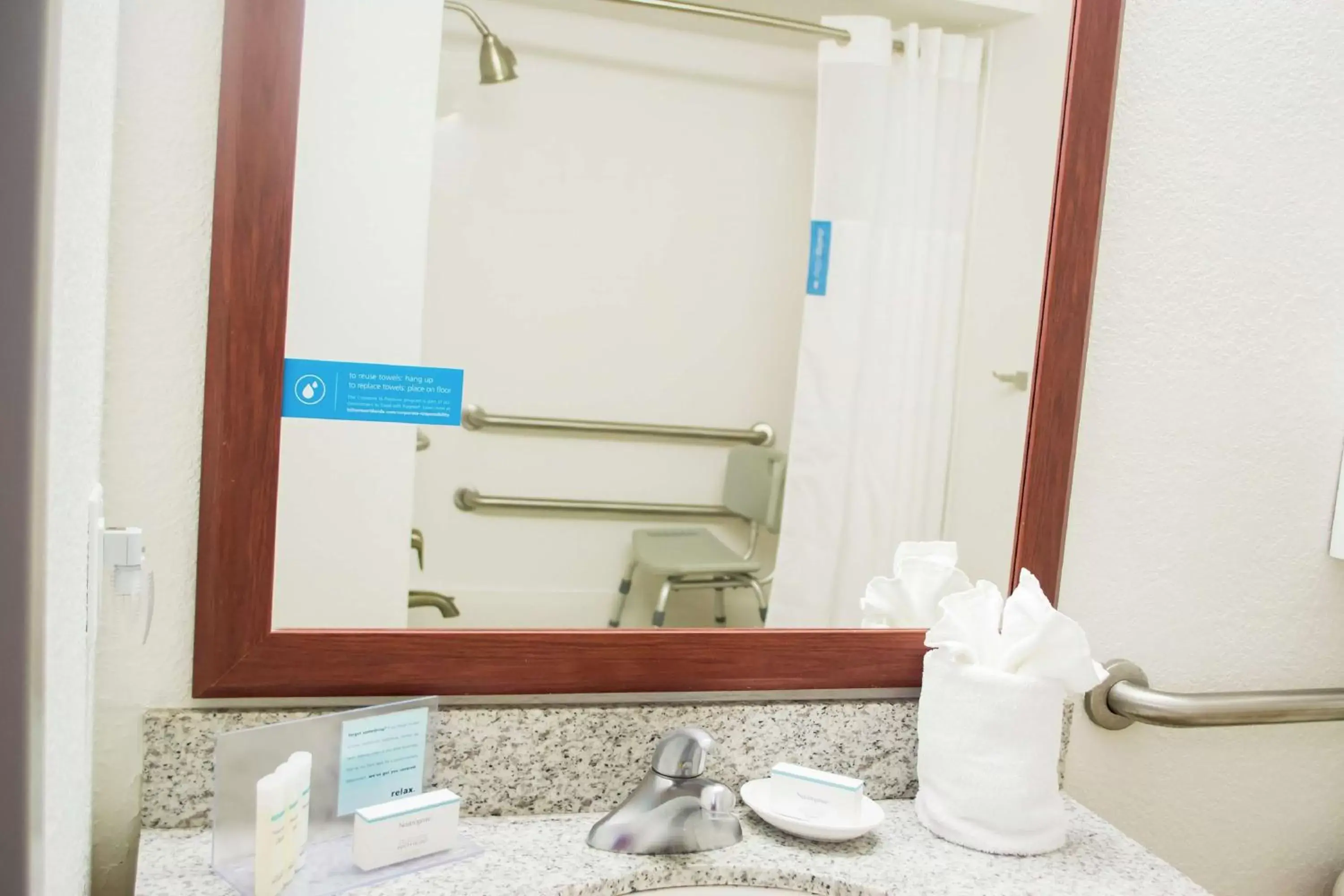 Bathroom in Hampton Inn Marion