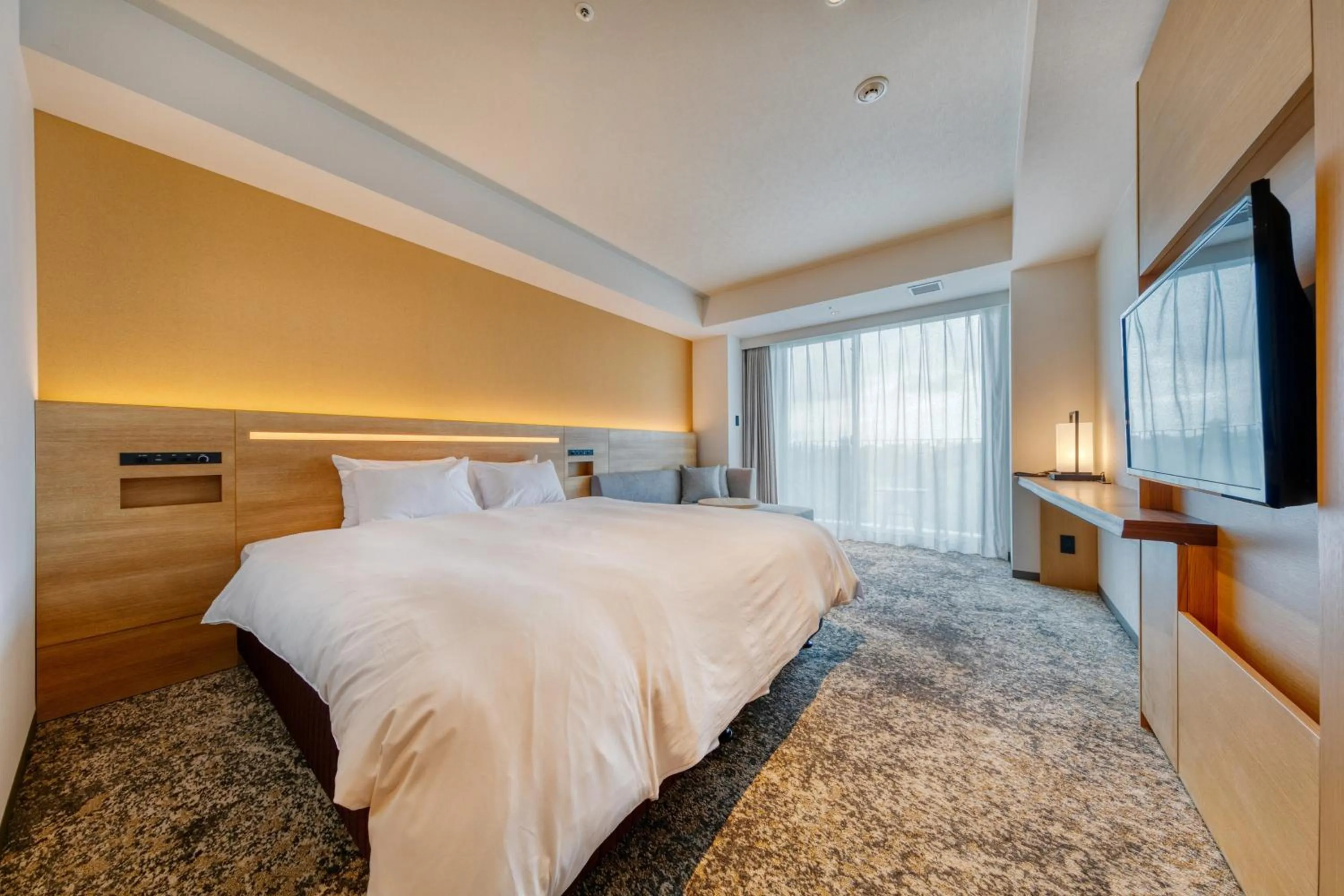 Photo of the whole room, Bed in Umekoji Potel KYOTO