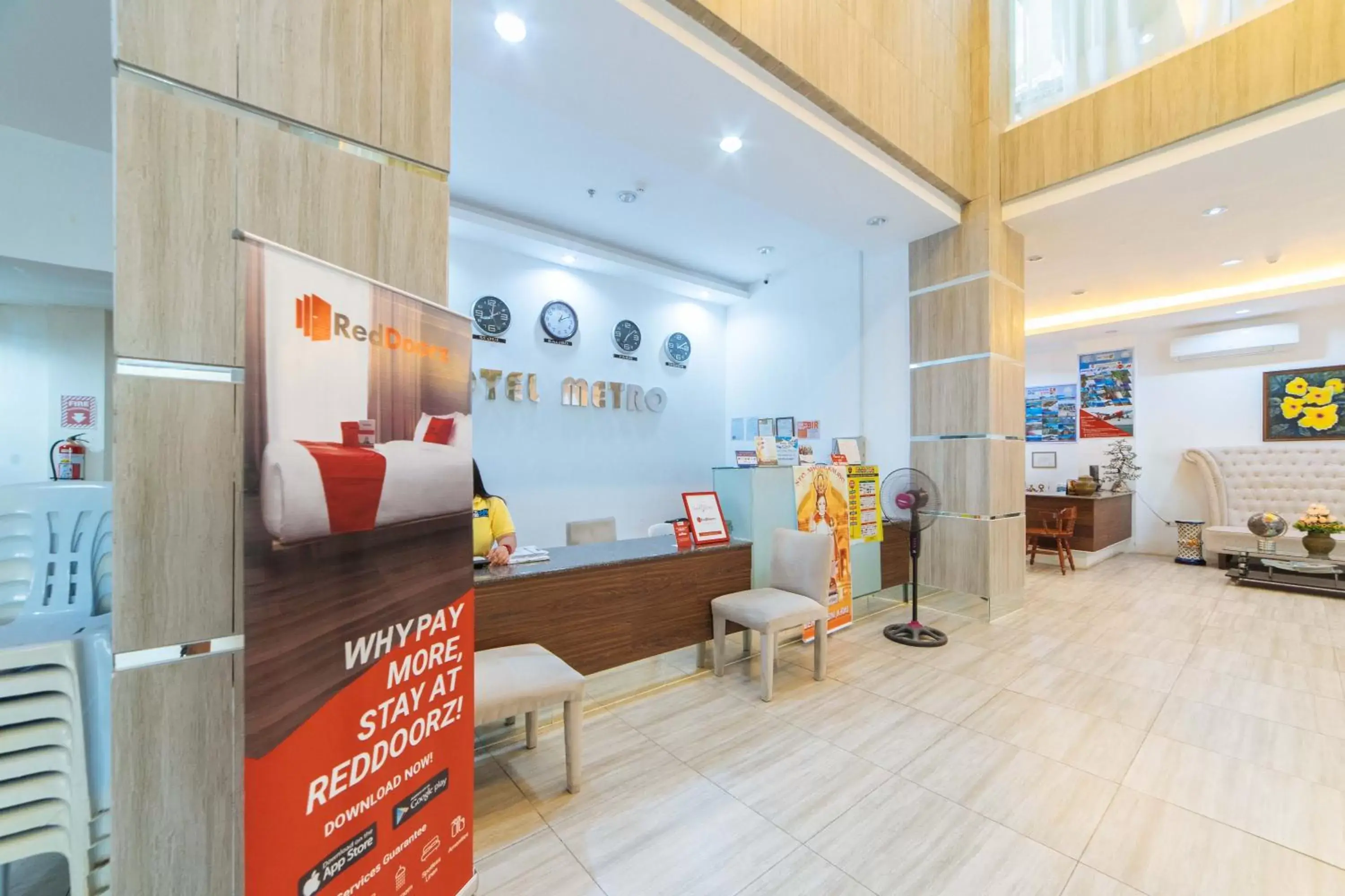 Lobby or reception in RedDoorz Plus at Hotel Metro Kalibo