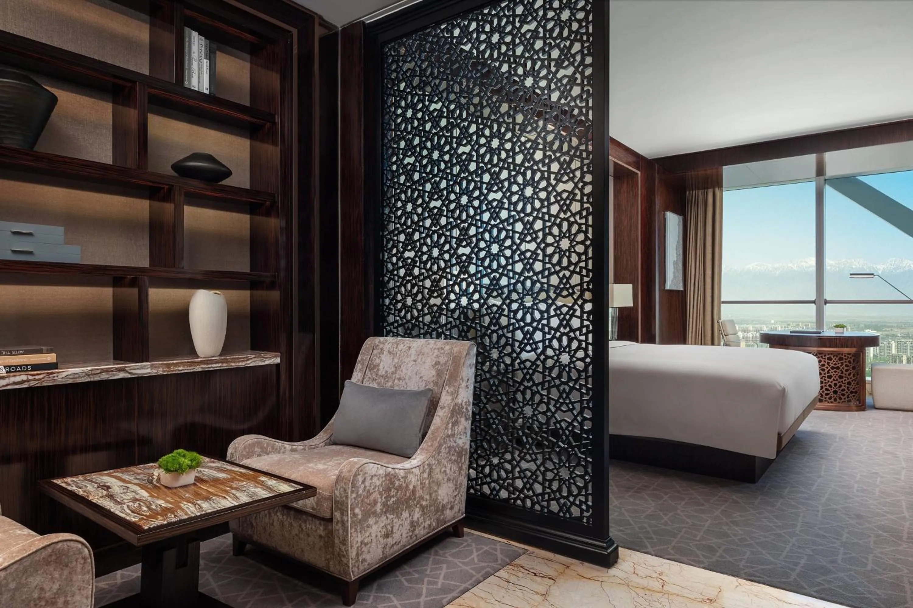 Photo of the whole room, Bed in JW Marriott Hotel Yinchuan