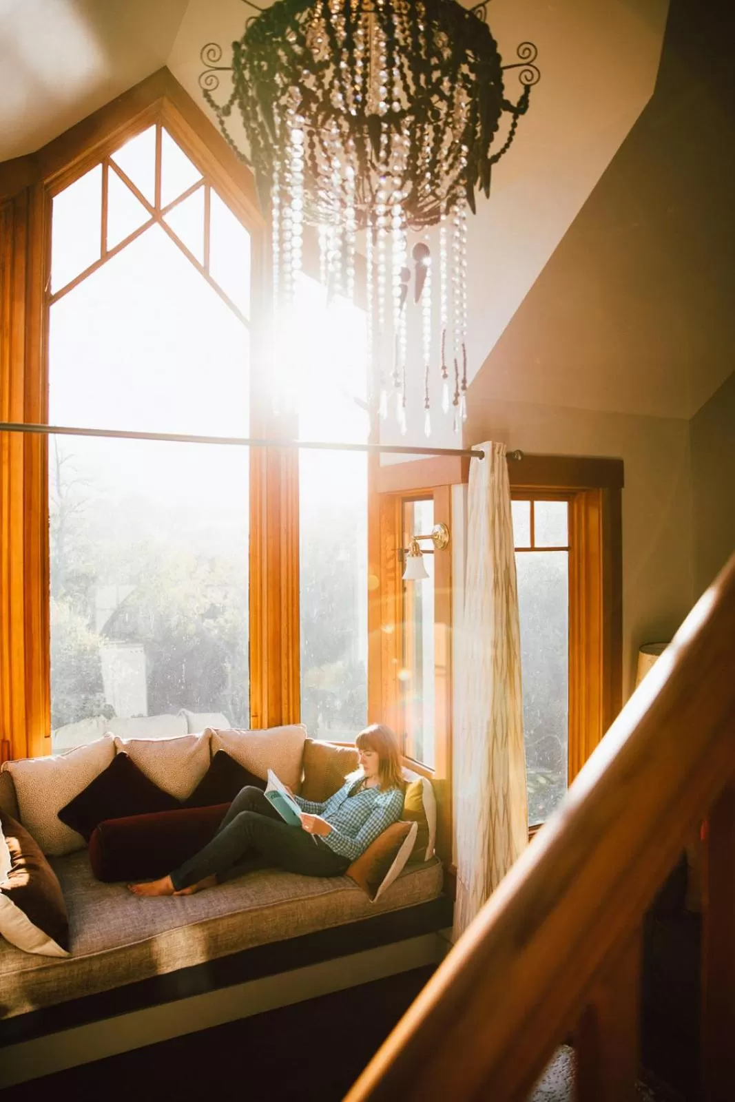 Bed in Olema House at Point Reyes