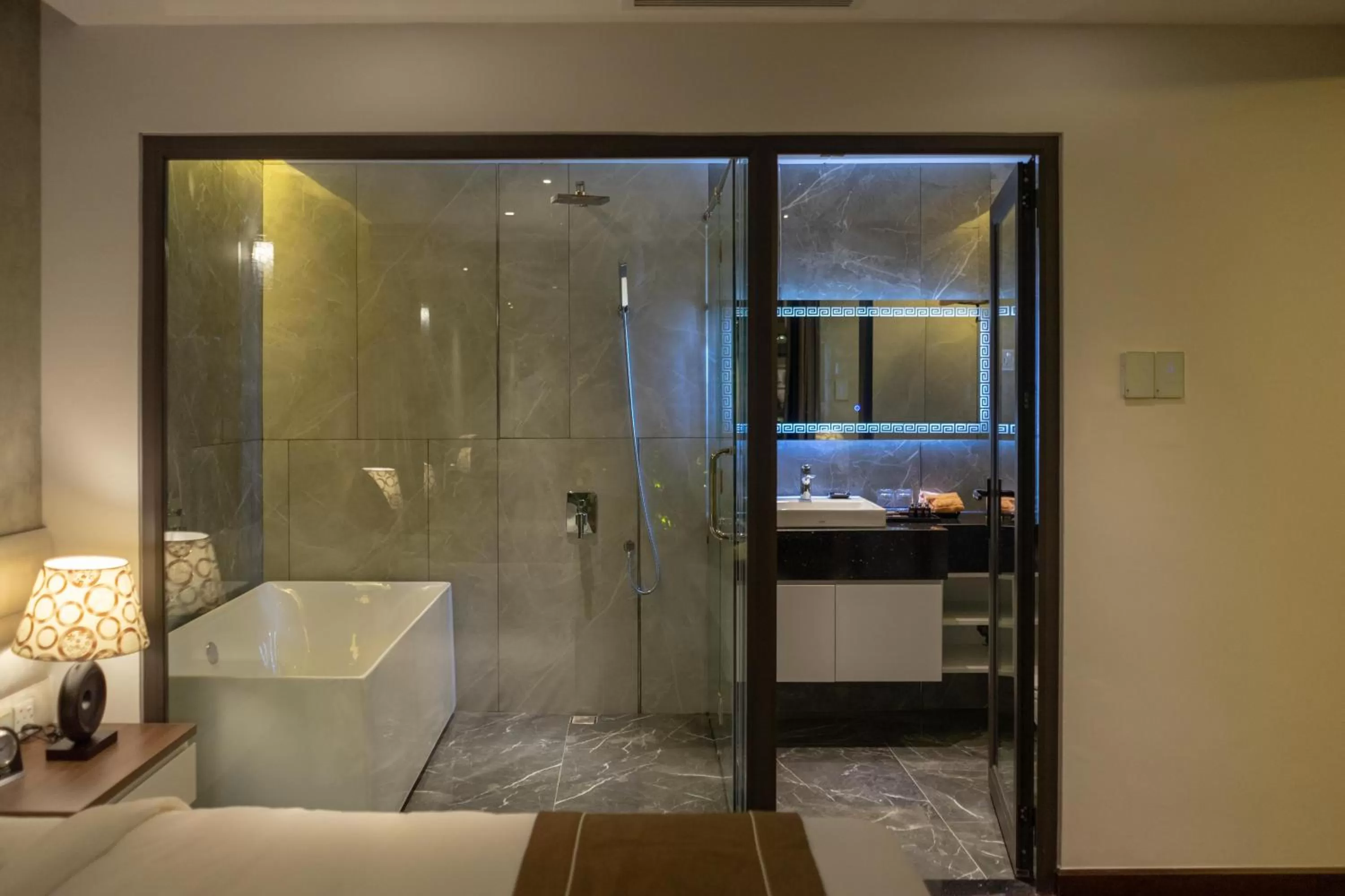 Shower, Bed in KP Hotel