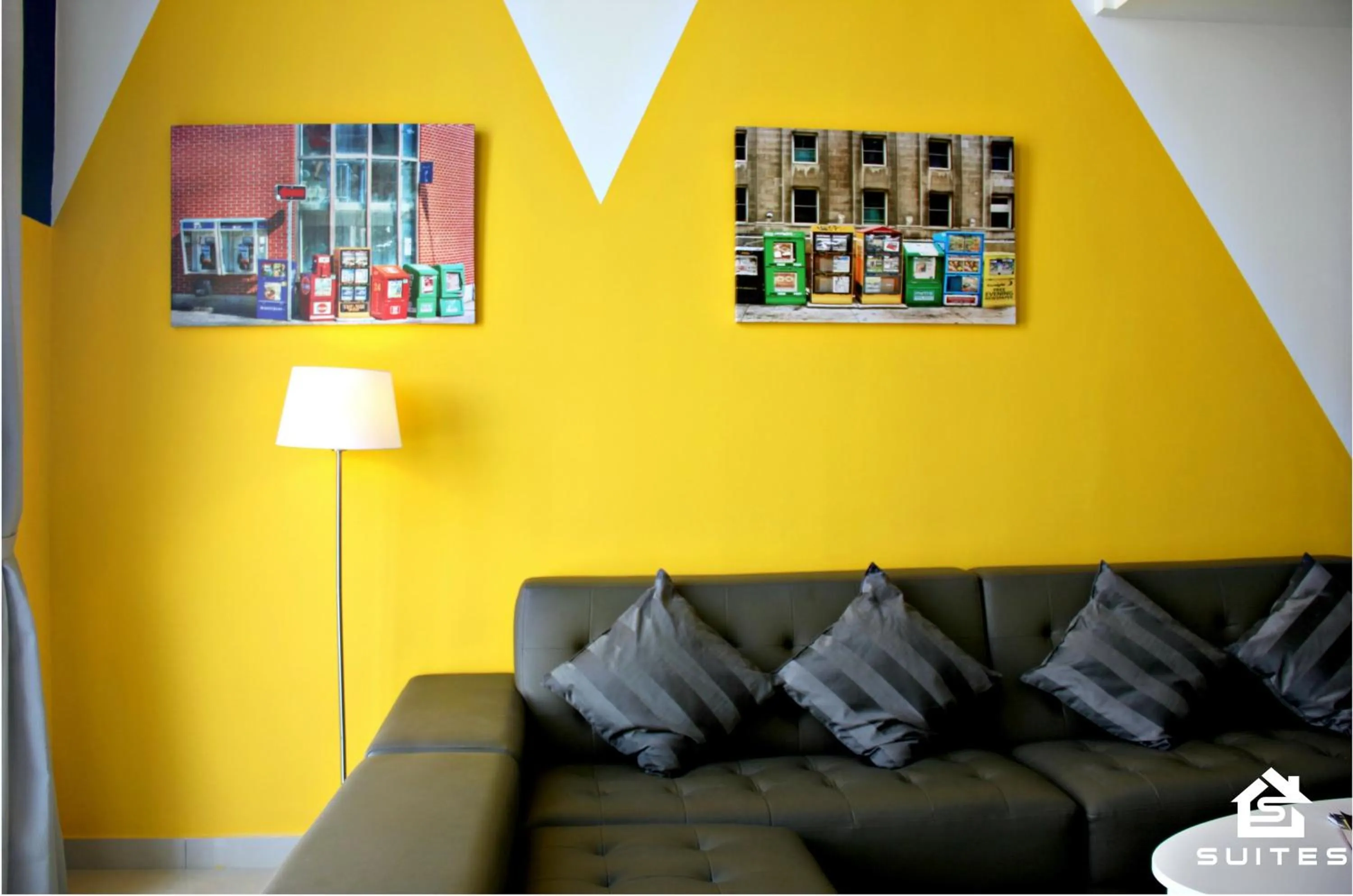 Living room in S-Suites@The Scott Garden