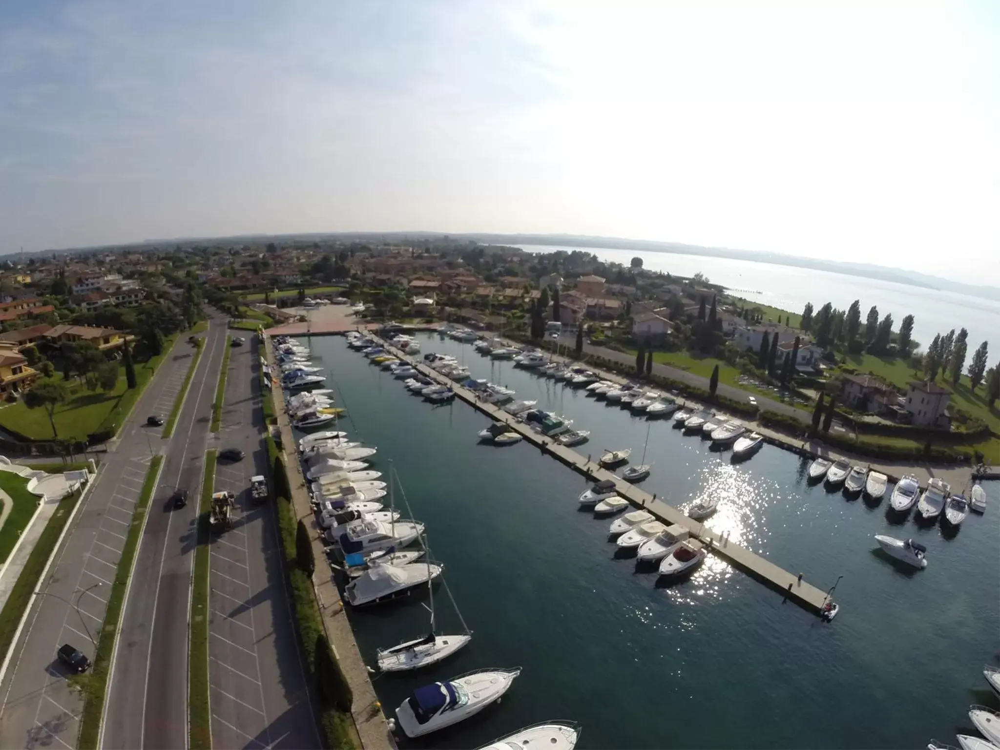 Day, Bird's-eye View in BellaSirmione Holiday Apartments