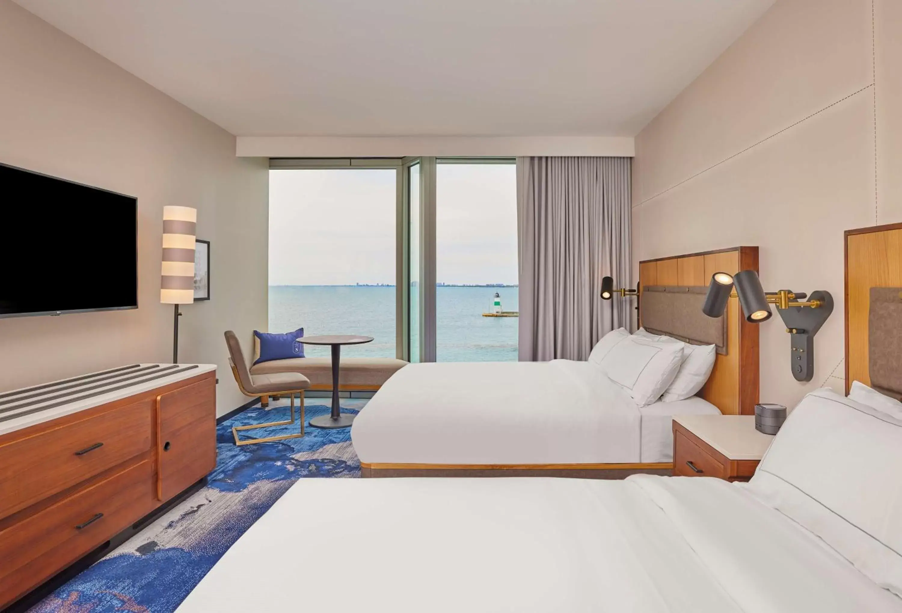Bed in Sable At Navy Pier Chicago, Curio Collection By Hilton