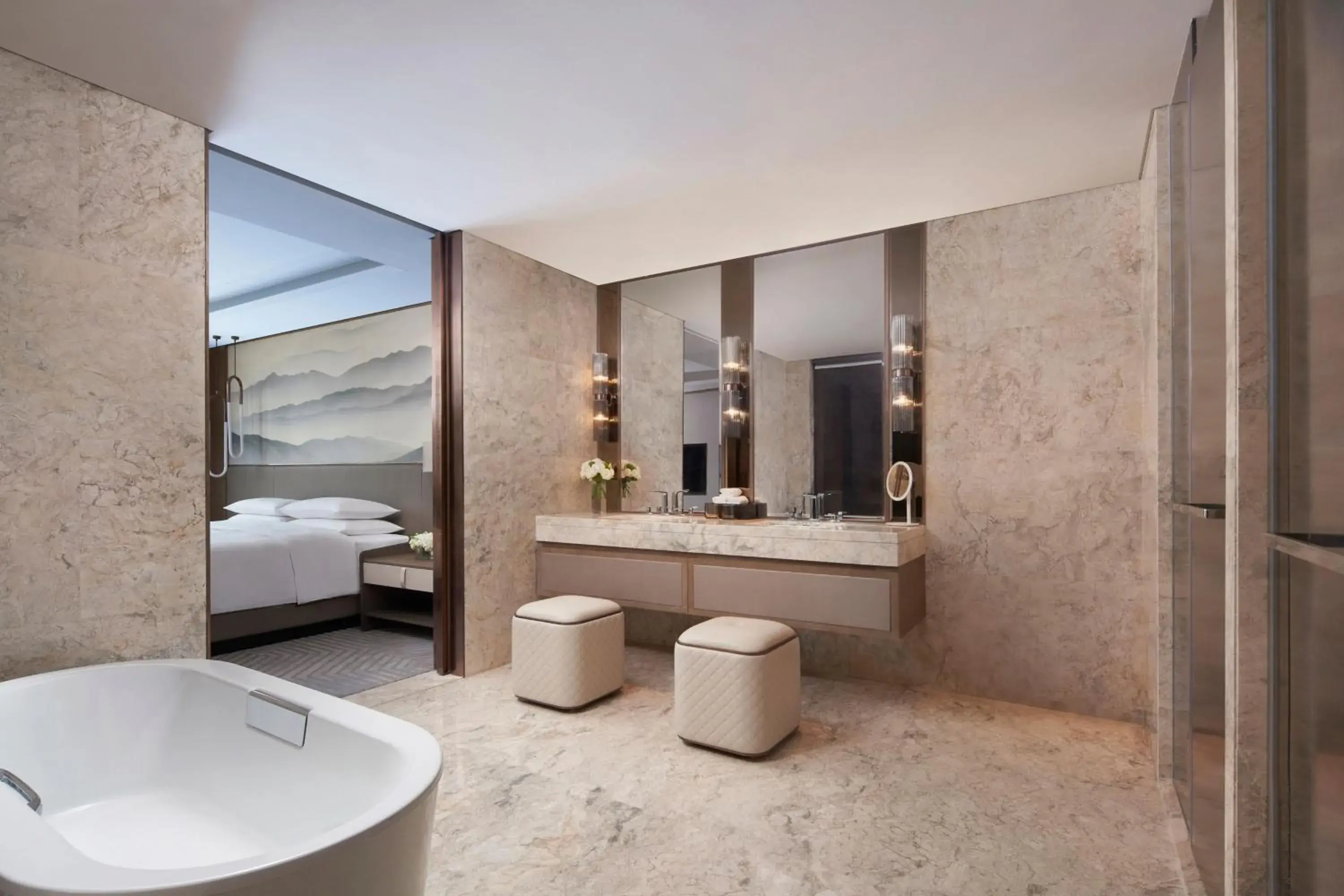 Bathroom in Wenzhou Marriott Hotel