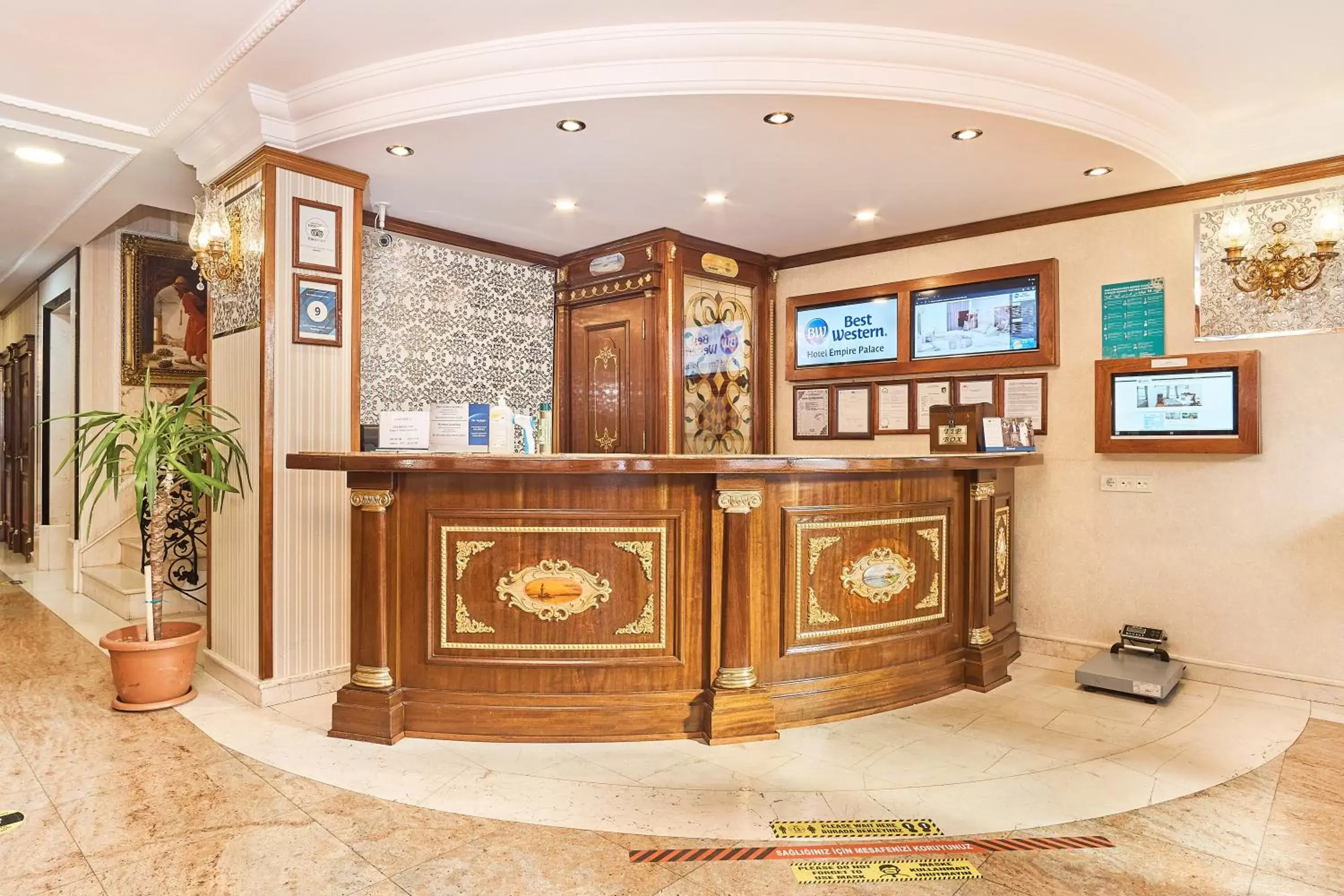 Lobby or reception, Lobby/Reception in Best Western Empire Palace Hotel & Spa
