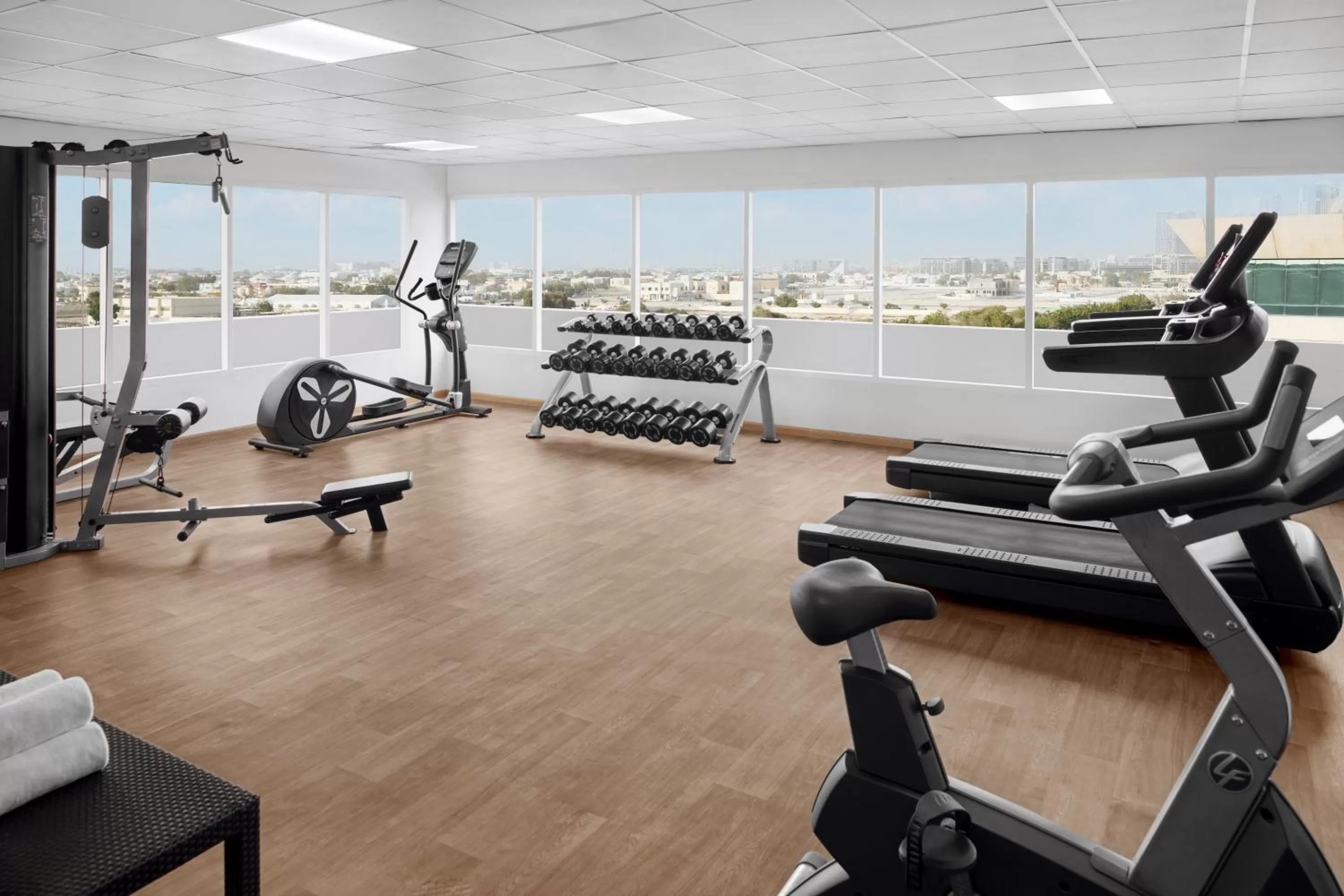 Fitness centre/facilities in Holiday Inn Express Dubai Safa Park by IHG