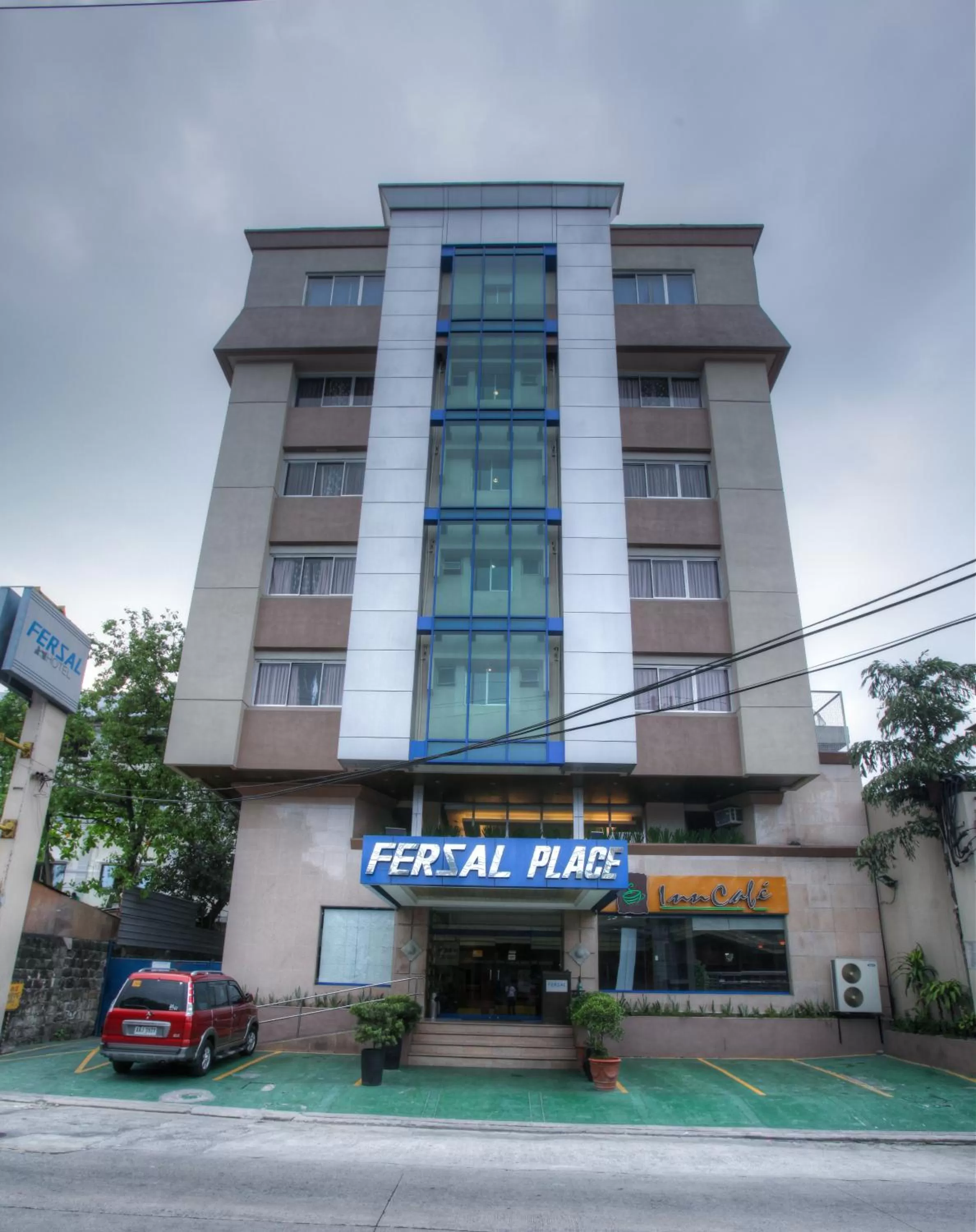 Facade/entrance in Fersal Hotel Malakas, Quezon City