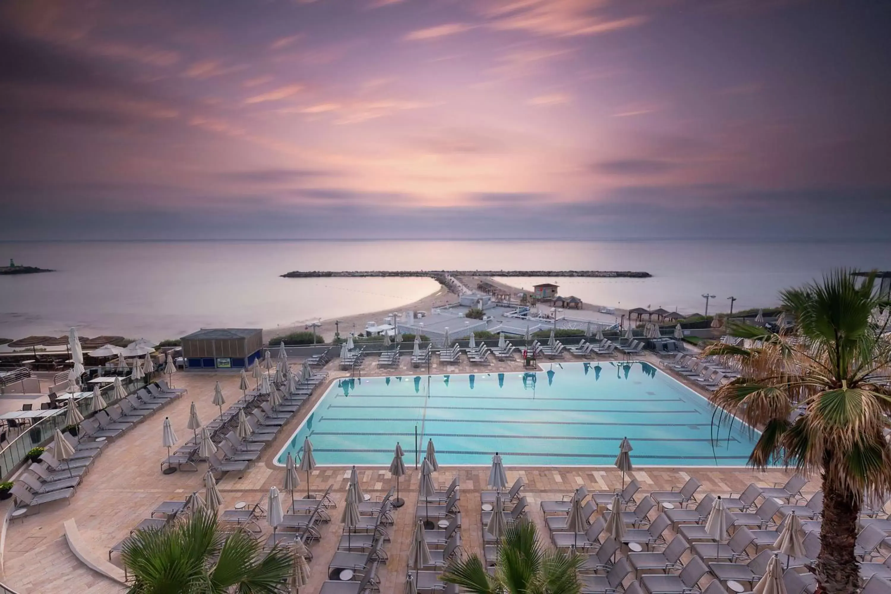 Pool View in The Vista At Hilton Tel Aviv