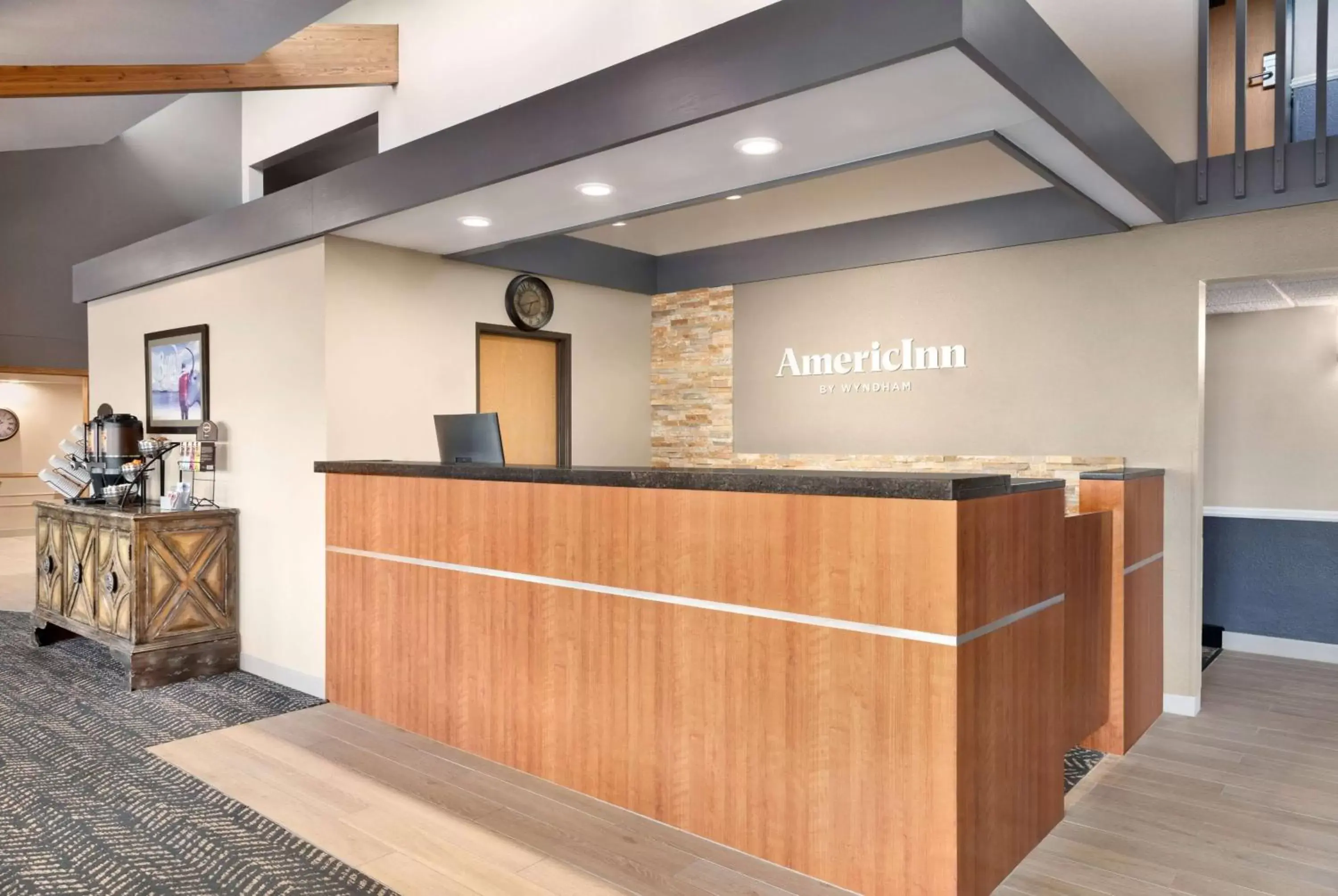 Lobby or reception in AmericInn by Wyndham Bemidji Lobby or reception in AmericInn by Wyndham Bemidji