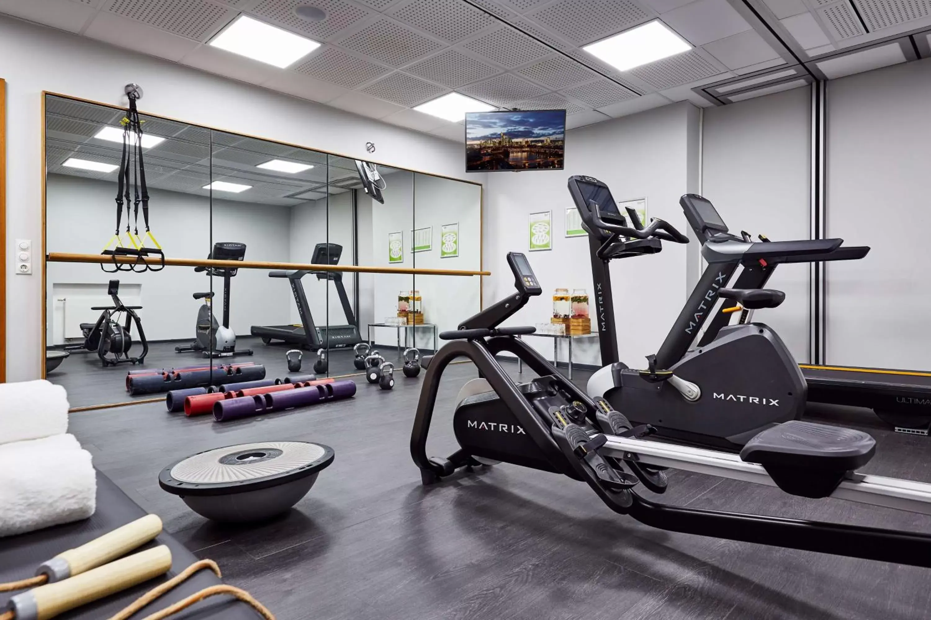 Fitness centre/facilities, Fitness Center/Facilities in Lindner Hotel Frankfurt Main Plaza, part of JdV by Hyatt