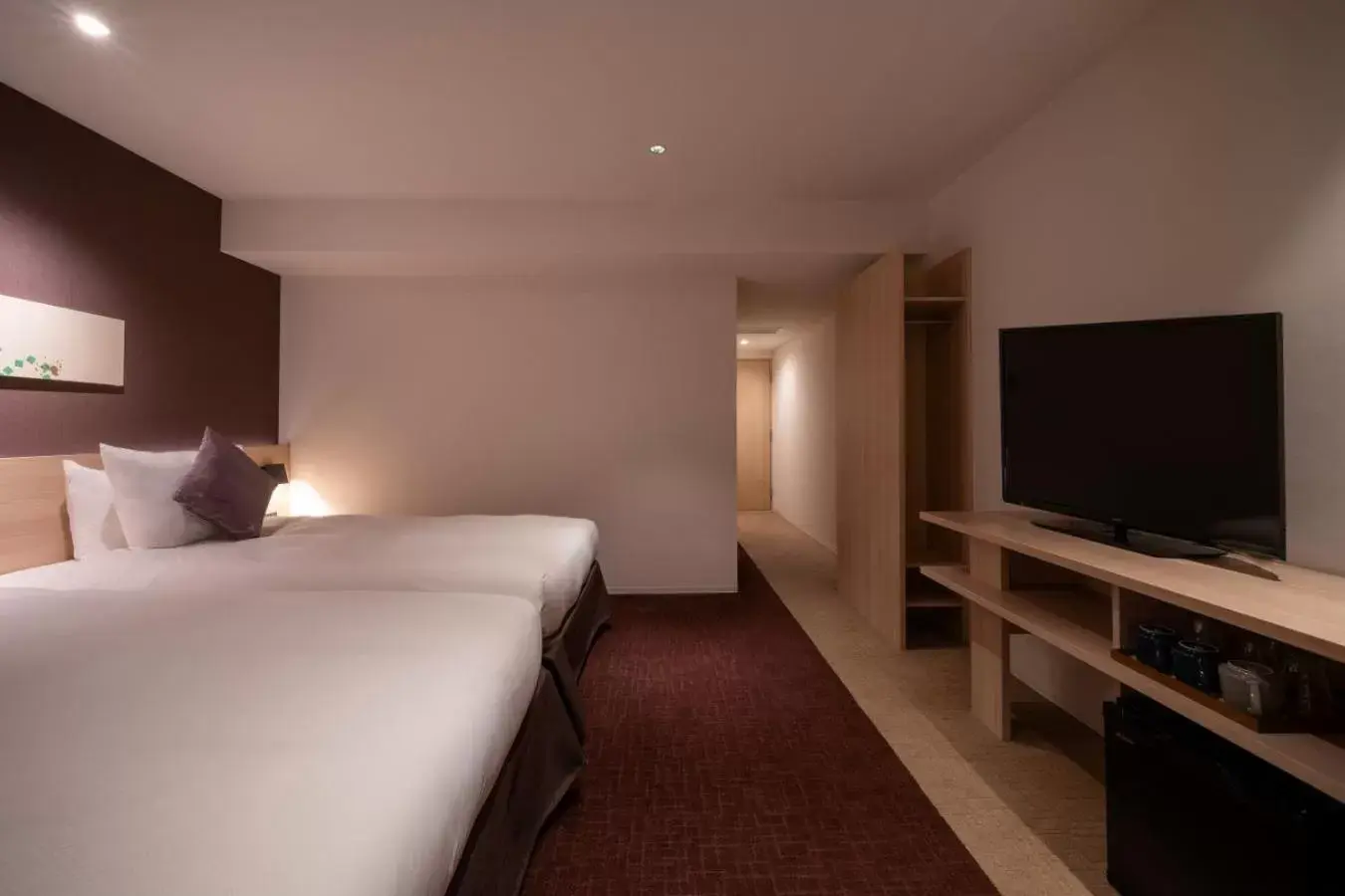 Bed in Hotel Vista Premio Kyoto Nagomi tei