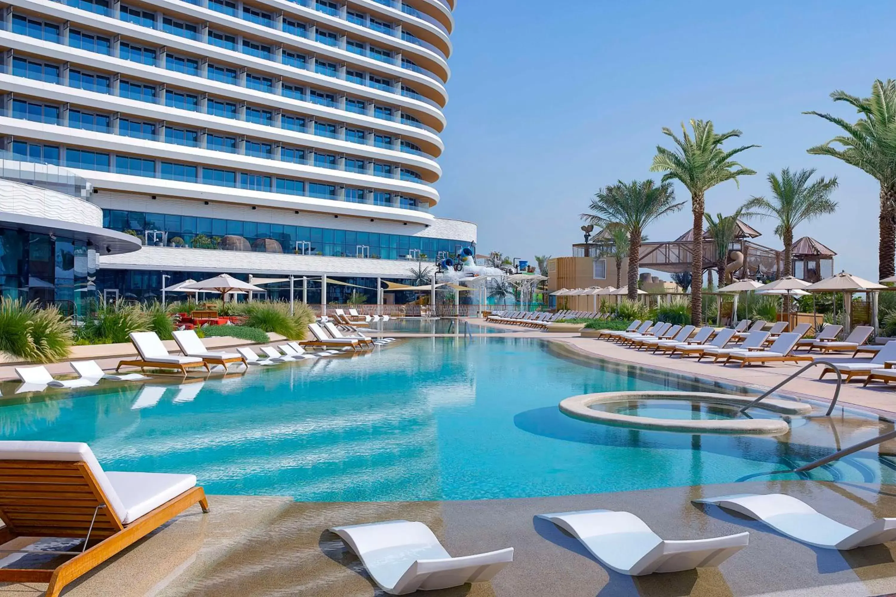 Pool view, Swimming Pool in Waldorf Astoria Lusail, Doha