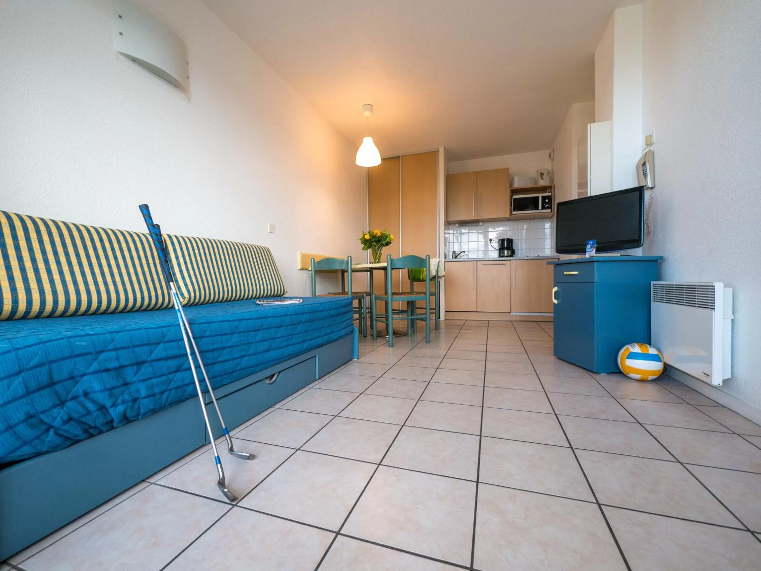 Living room in Résidence Mer & Golf Eugénie