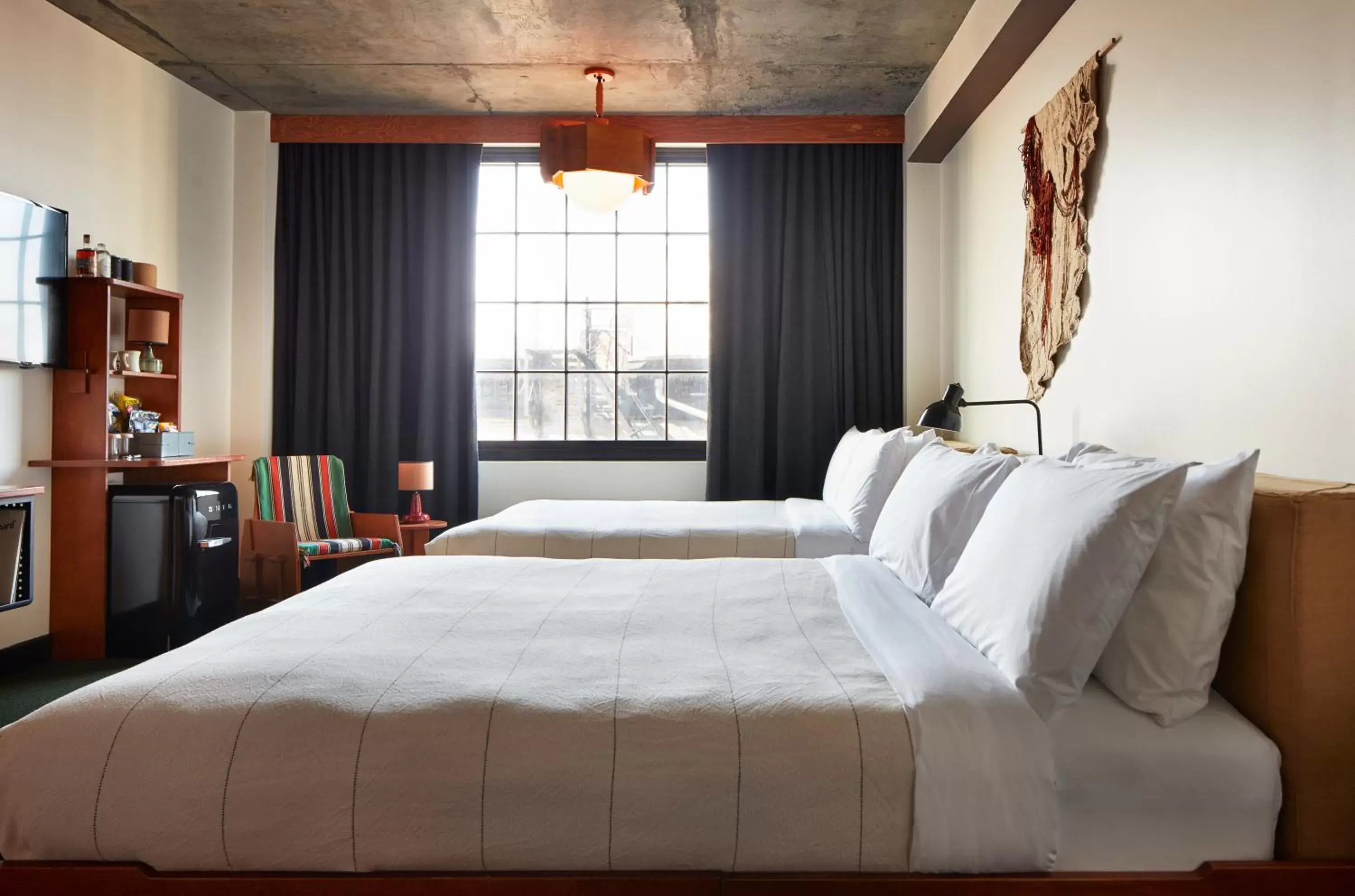 Bed in Ace Hotel Brooklyn