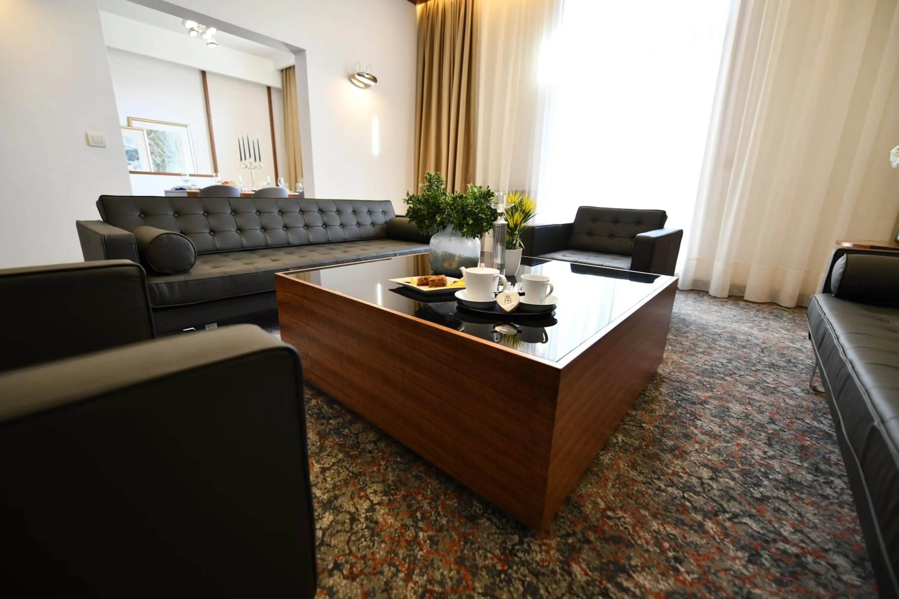 Living room in Hotel Austria & Bosna