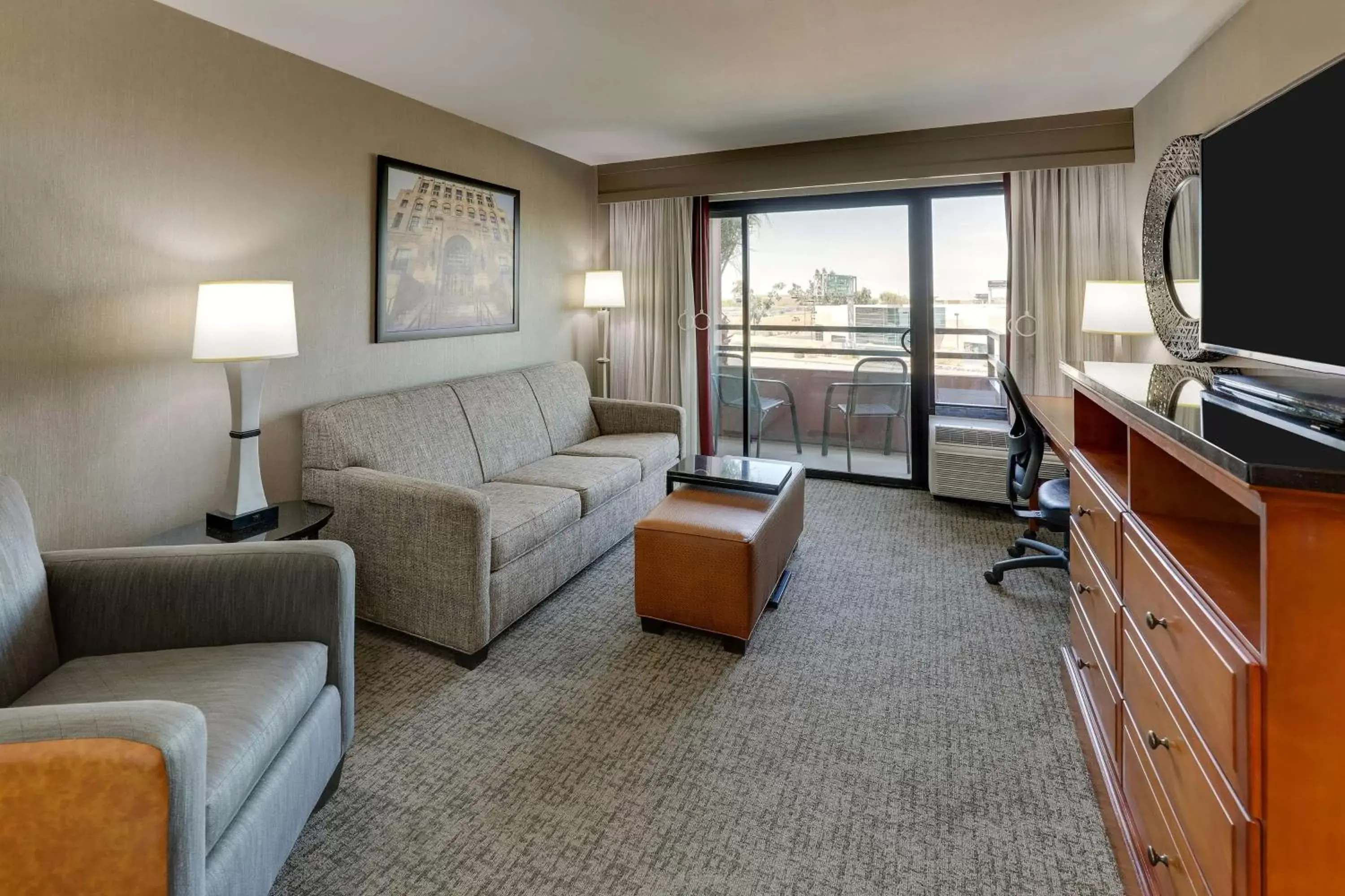 Bedroom, Seating Area in Drury Inn & Suites Phoenix Airport