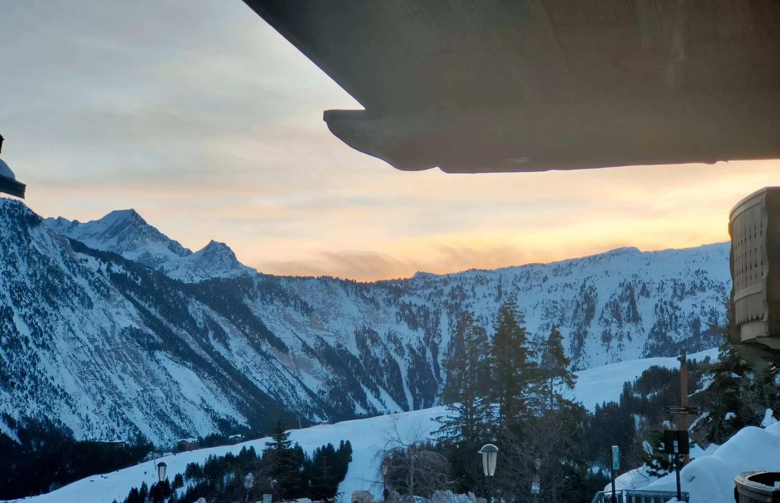 Mountain view, Winter in Six Senses Residences & Spa Courchevel