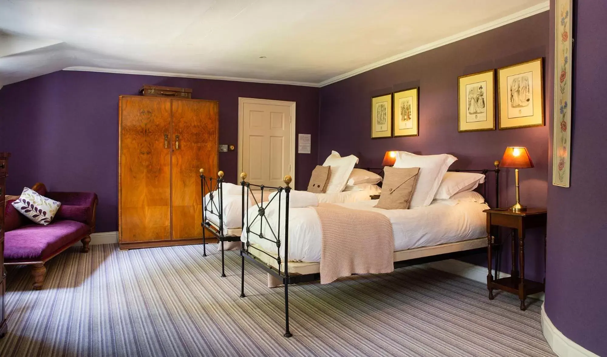 Bedroom, Bed in Augill Castle