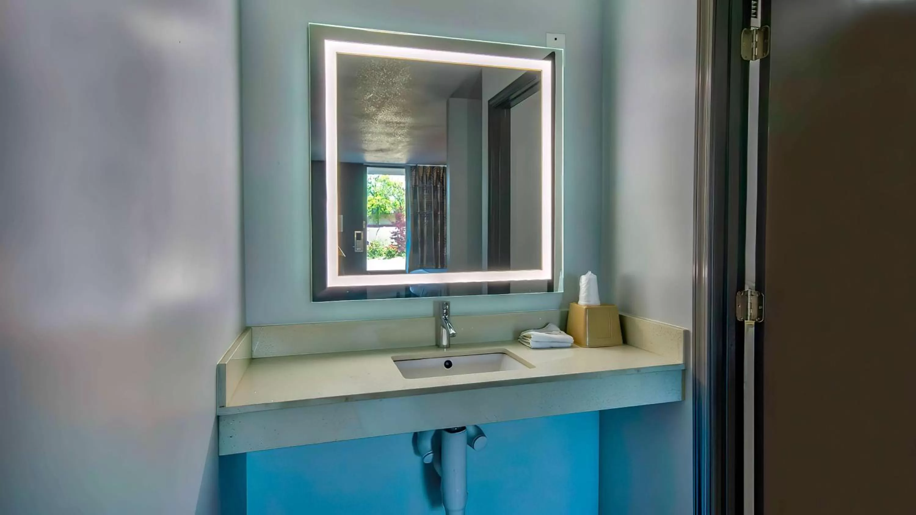 Bathroom in Motel 6 Louisville, Ky- Airport/ Fair Expo