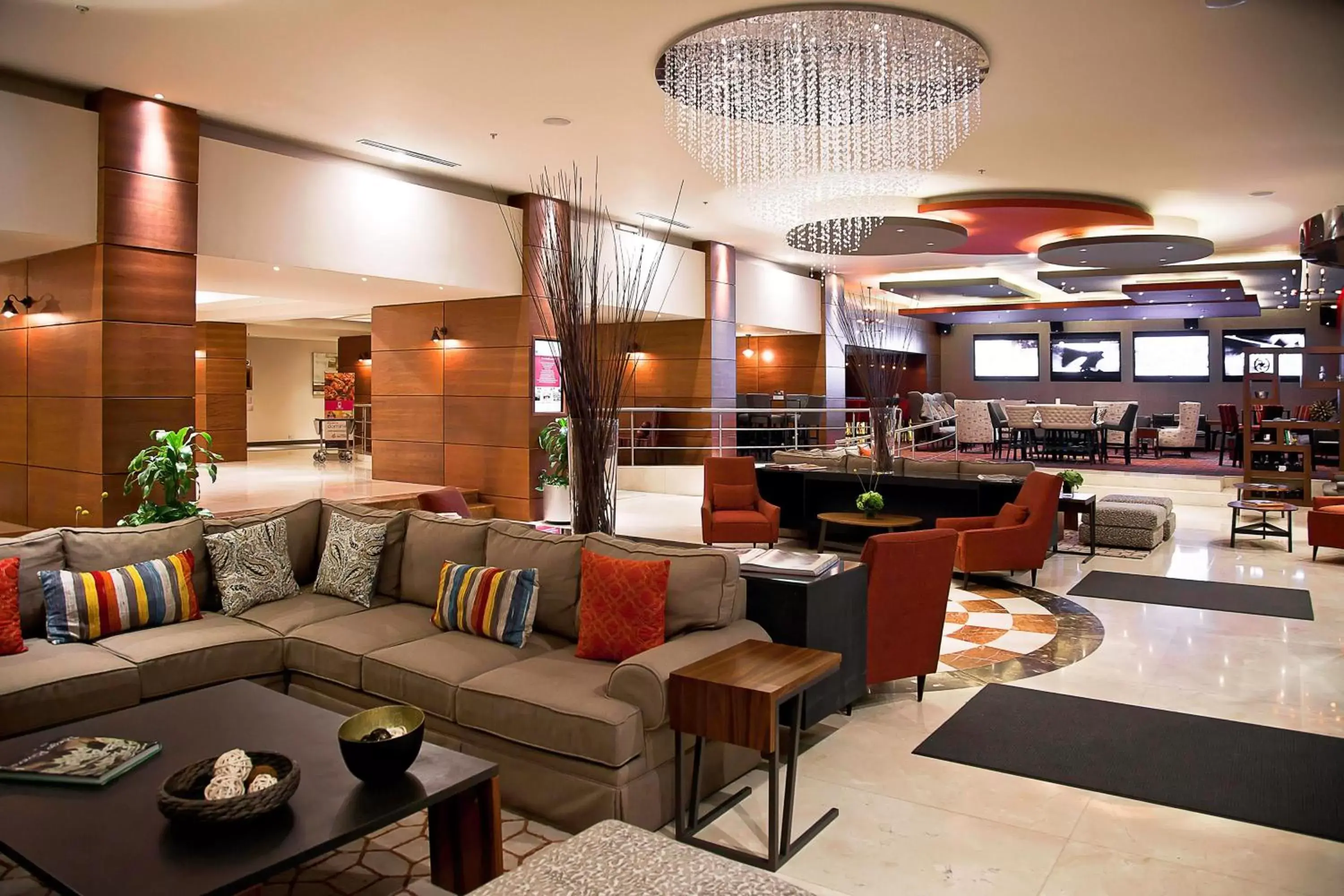 Lobby or reception, Restaurant/Places to Eat in Marriott Tijuana Hotel