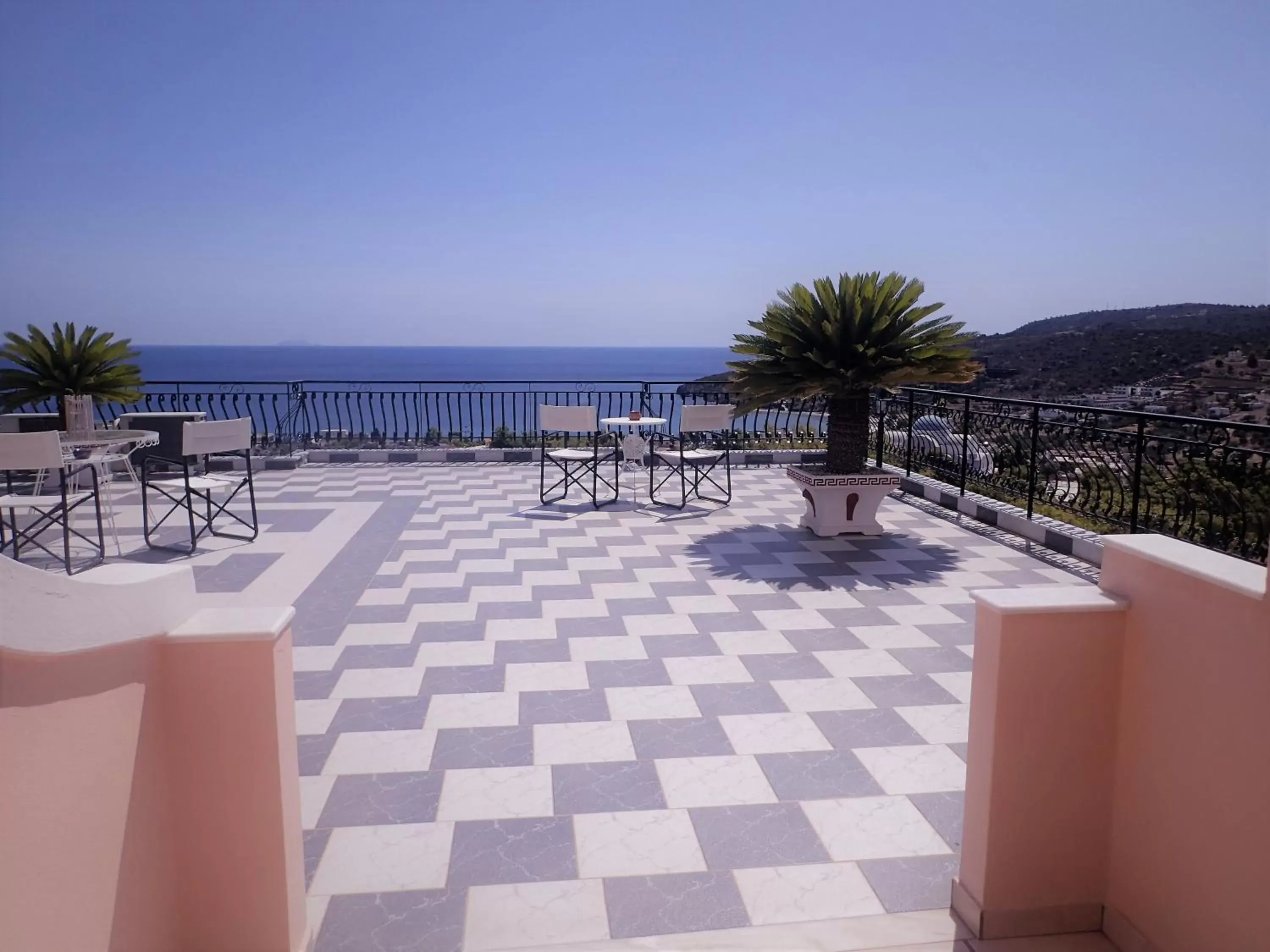 Balcony/Terrace in Pefkides Aegina Boutique Apartments