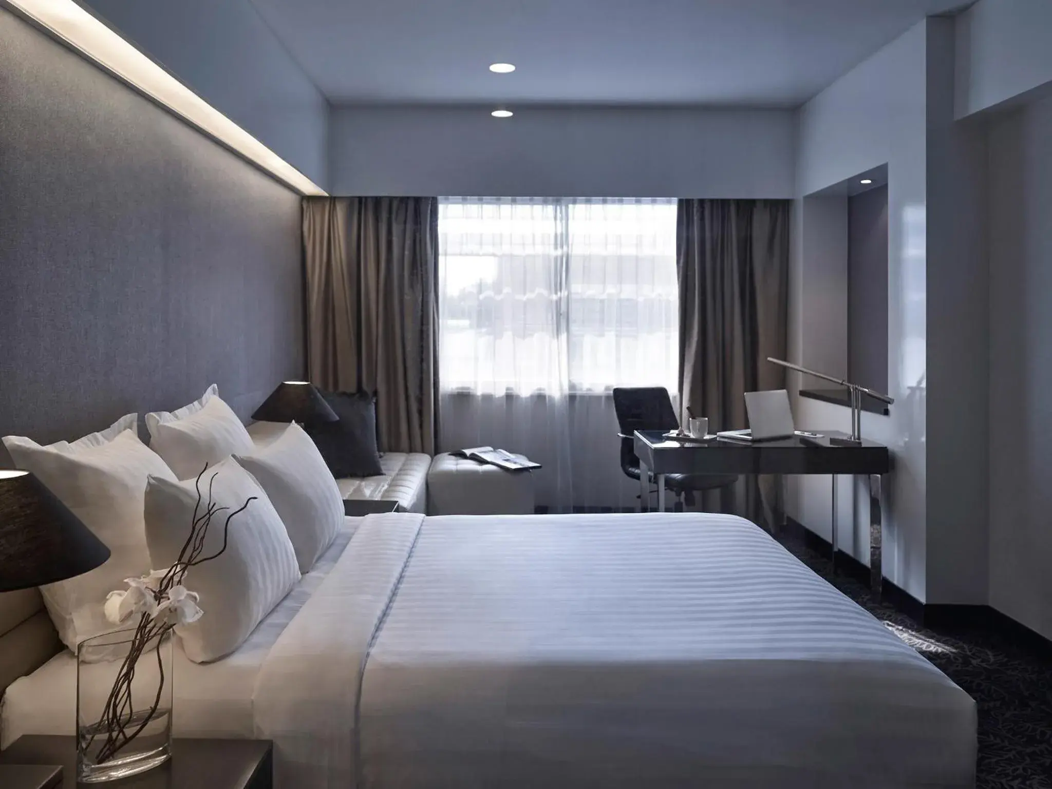 Bed in Pullman Jakarta Indonesia