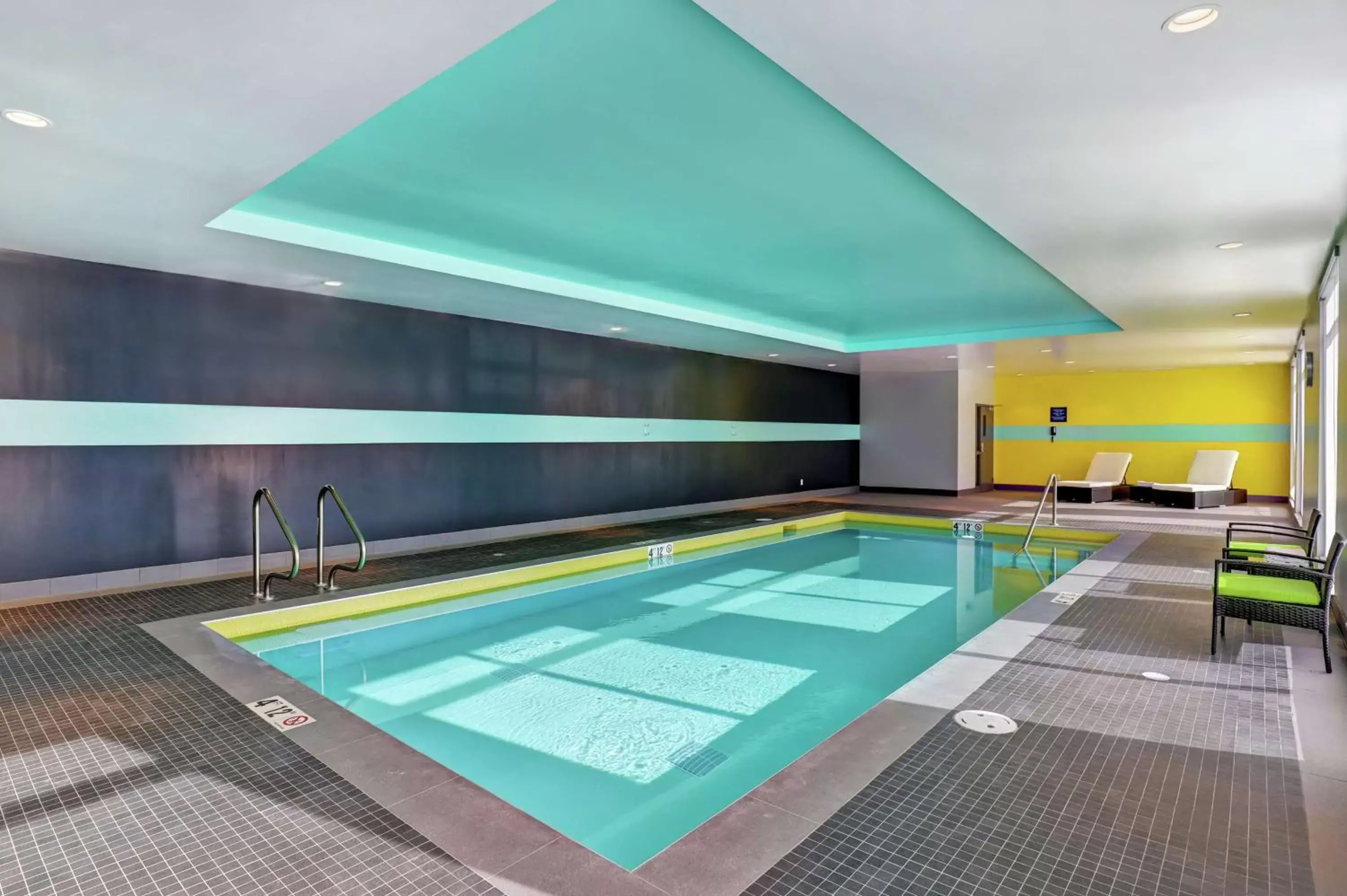 Pool view in Tru By Hilton Edmonton Windermere Pool view in Tru By Hilton Edmonton Windermere