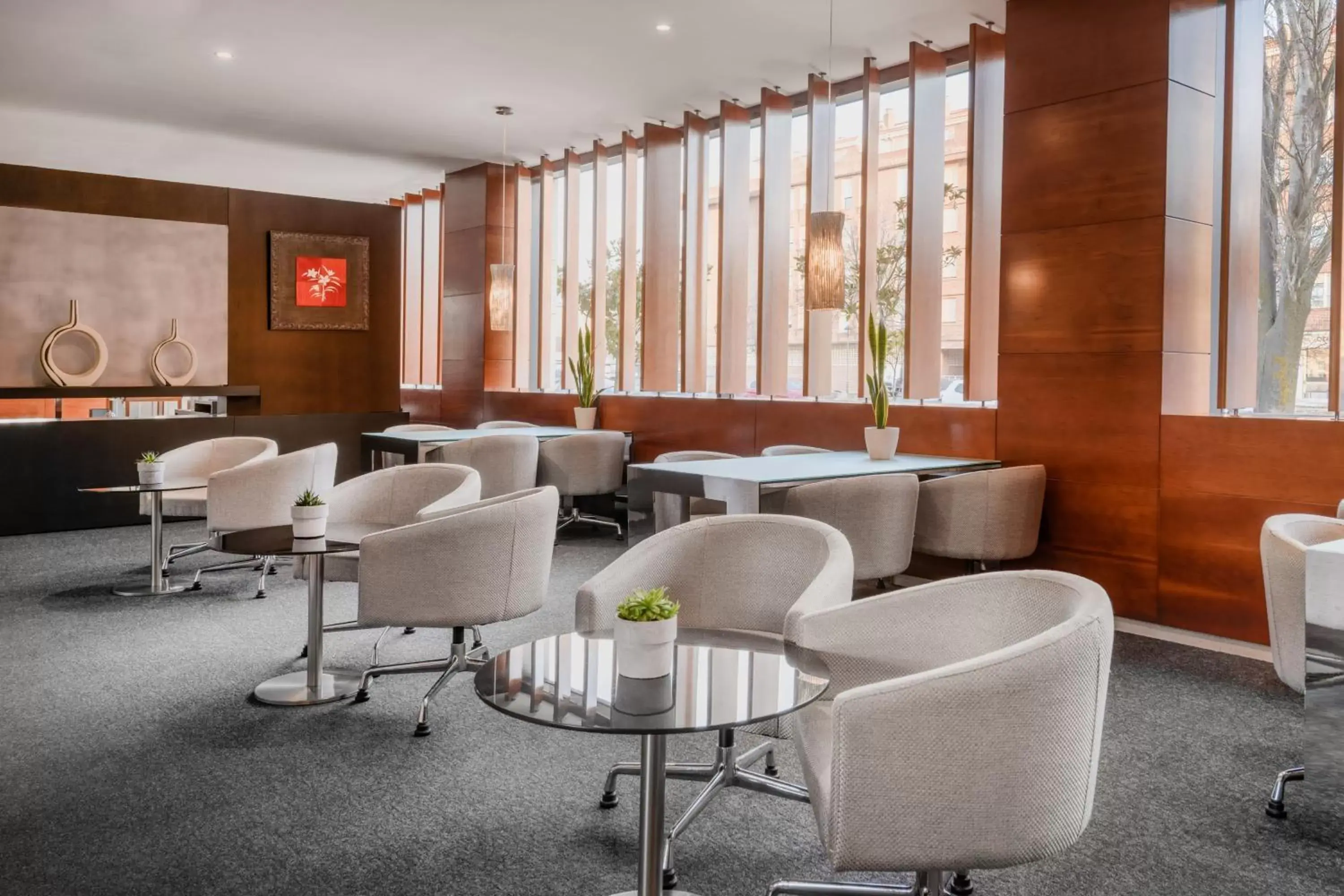 Lounge or bar, Lounge/Bar in AC Hotel Palencia by Marriott