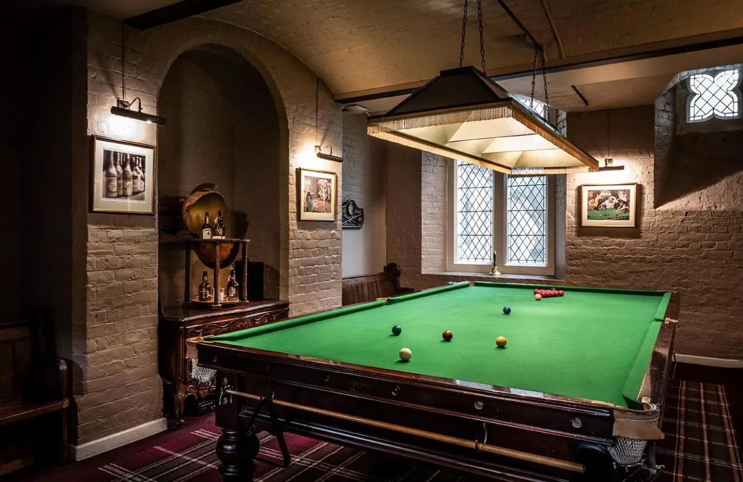 Game Room, Billiards in Stanbrook Abbey Hotel, Worcester