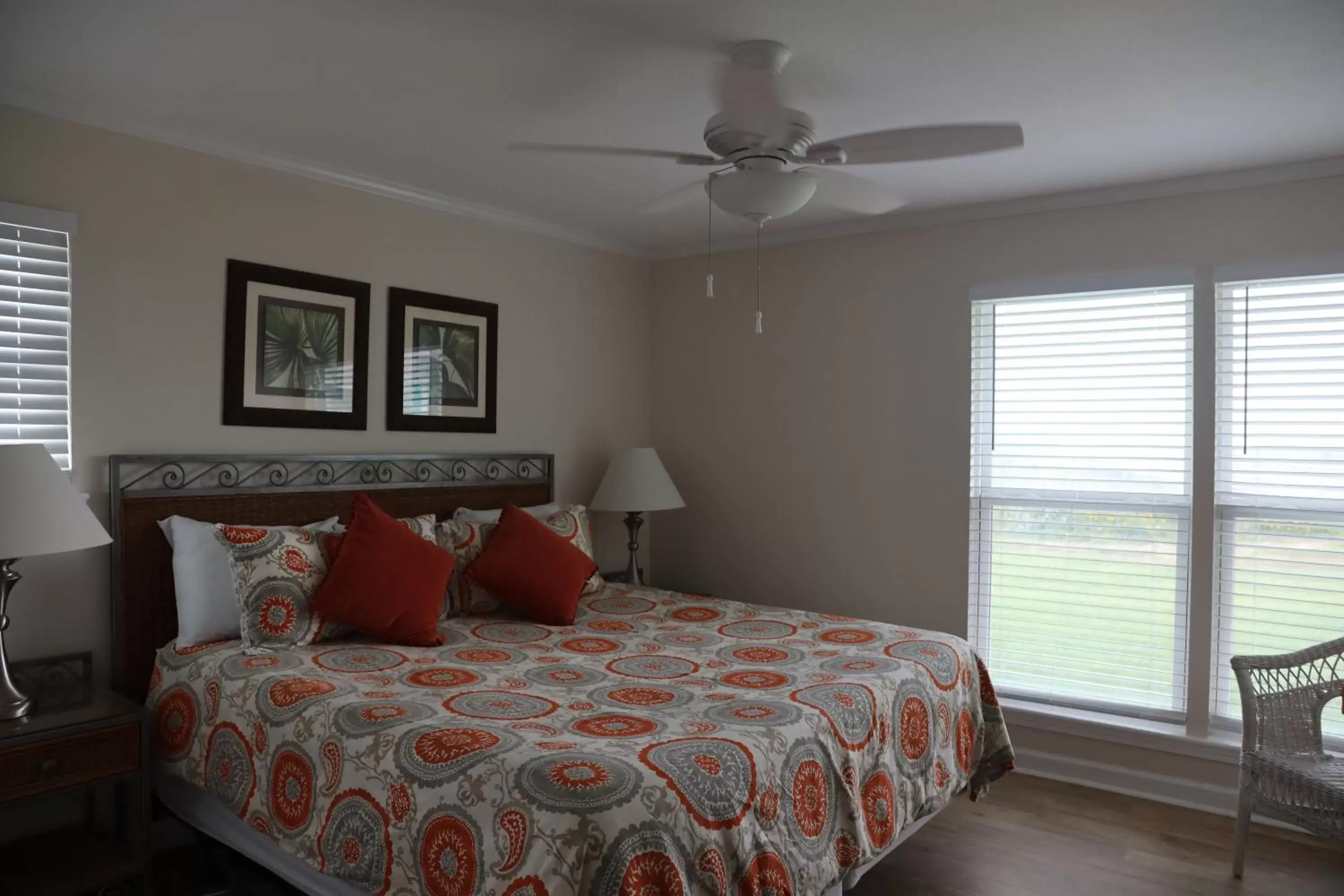 Bed in Executive Keys Condominiums on the Beach