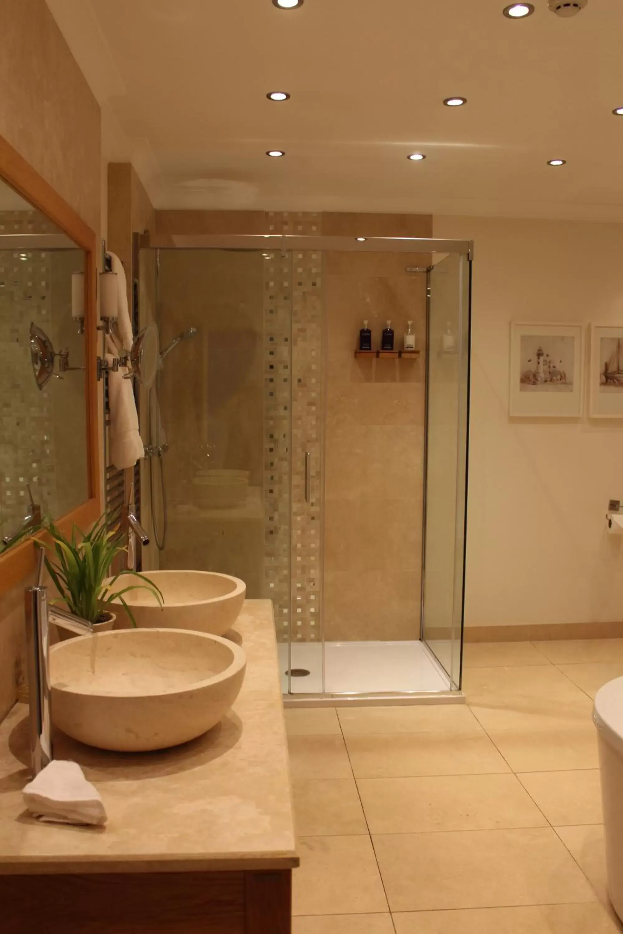Shower, Bathroom in Rowton Hall Hotel and Spa