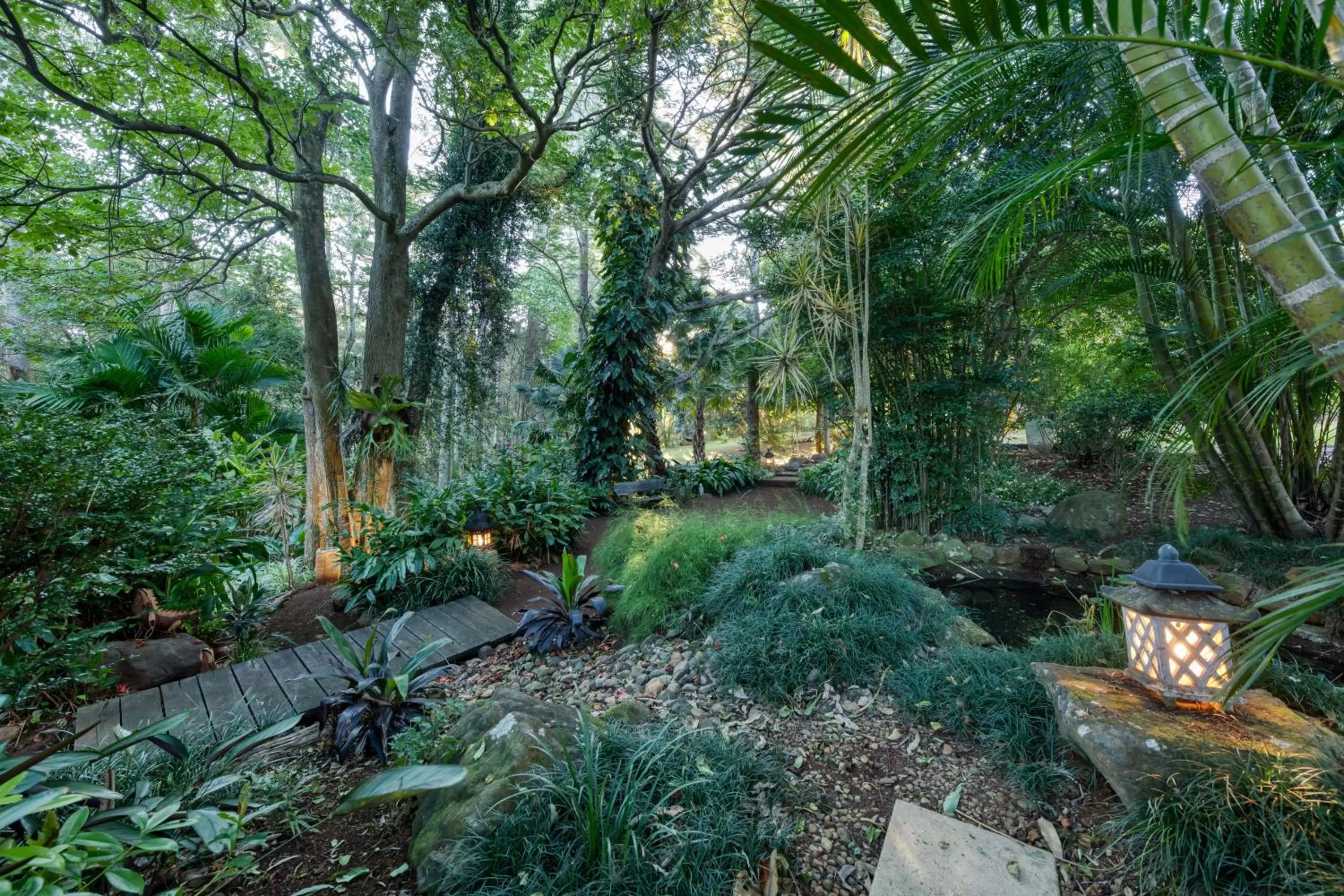 Garden in Taman Sari Sunshine Coast Romantic Pet-Friendly Hinterland Retreat