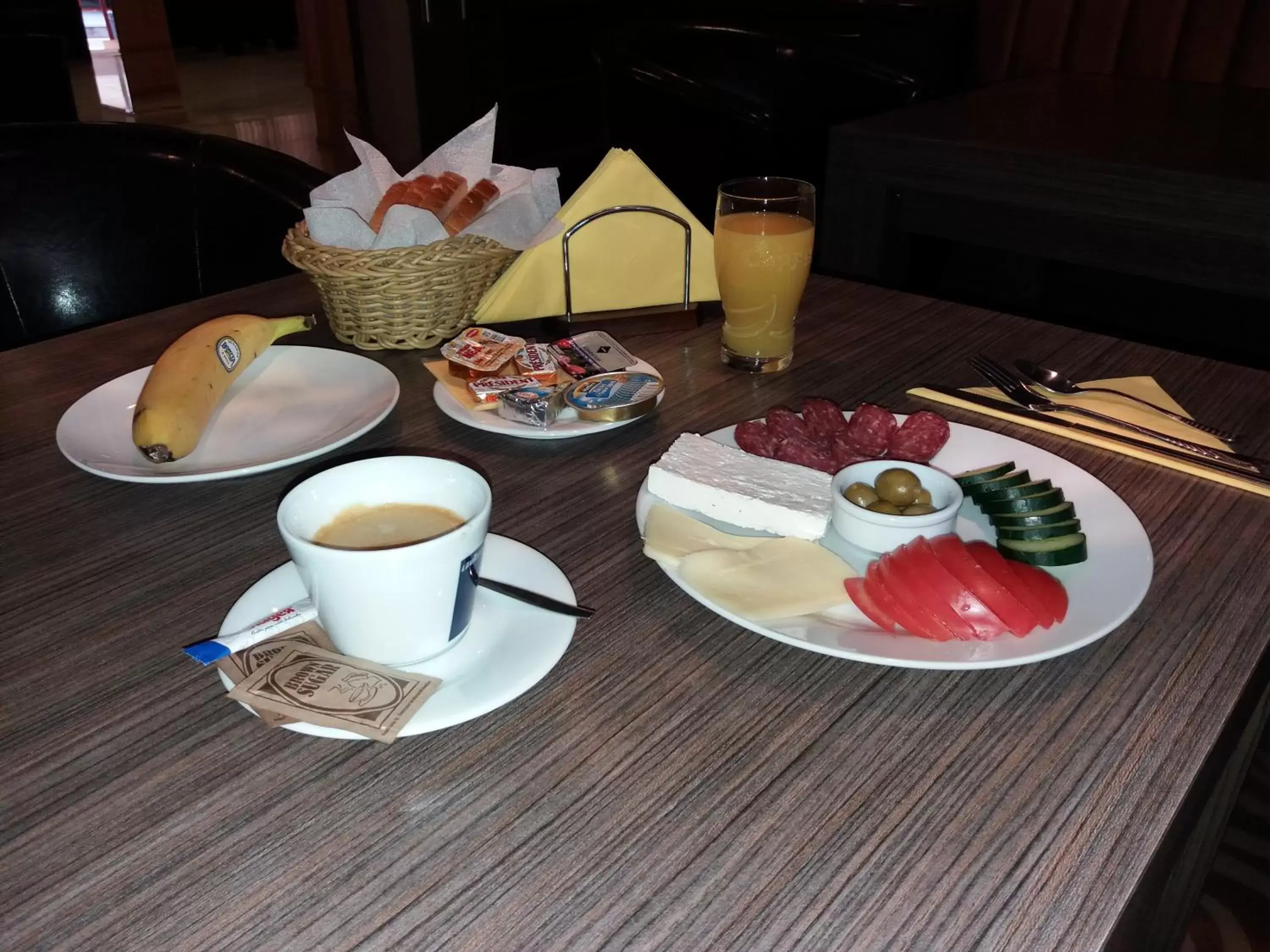 Continental breakfast in Hotel Color Continental breakfast in Hotel Color